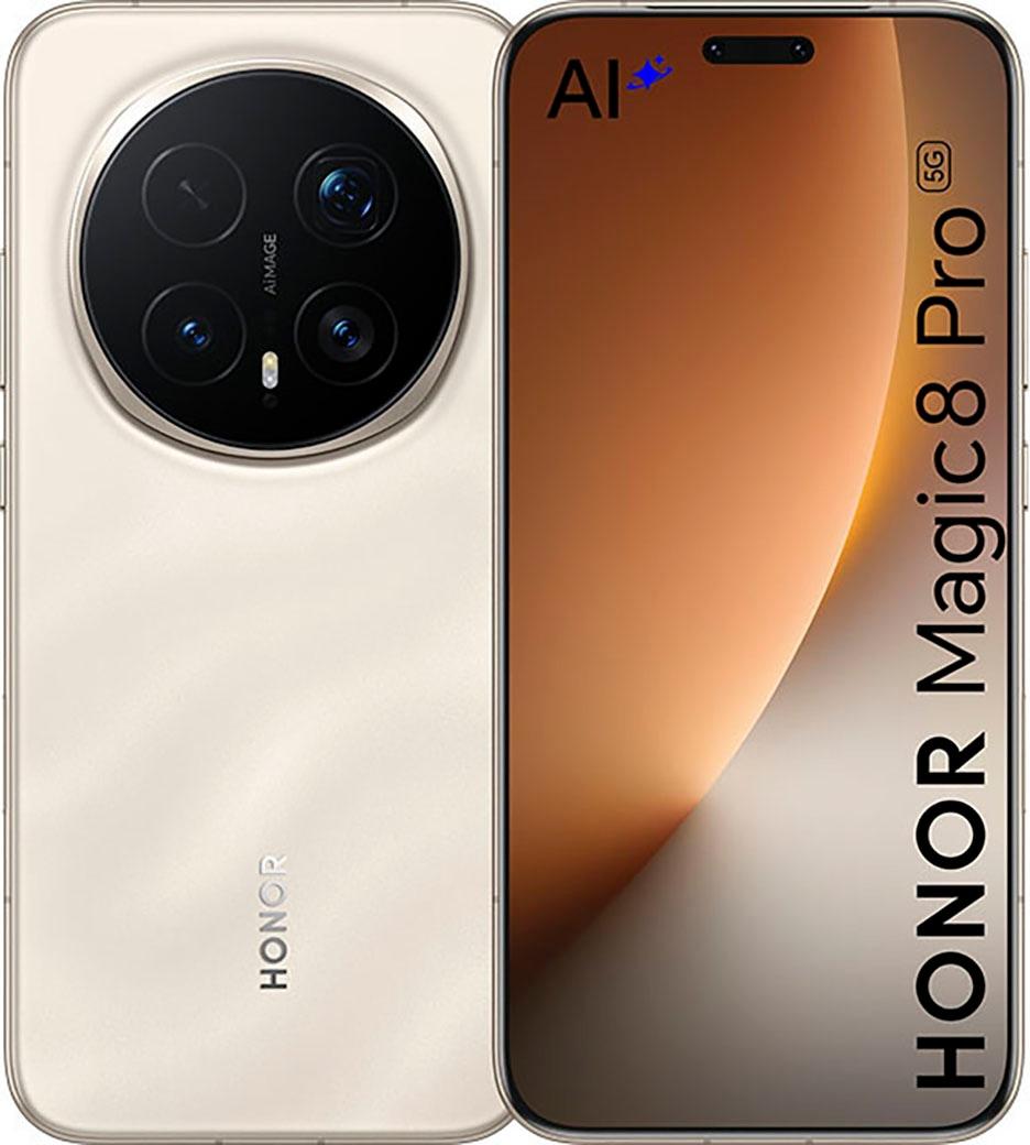 HONOR Smartphone "Magic8 Pro 12+512GB", Energieeffizienz: A, sunrise gold, 512 GB, Mobiltelefone, Smartphone