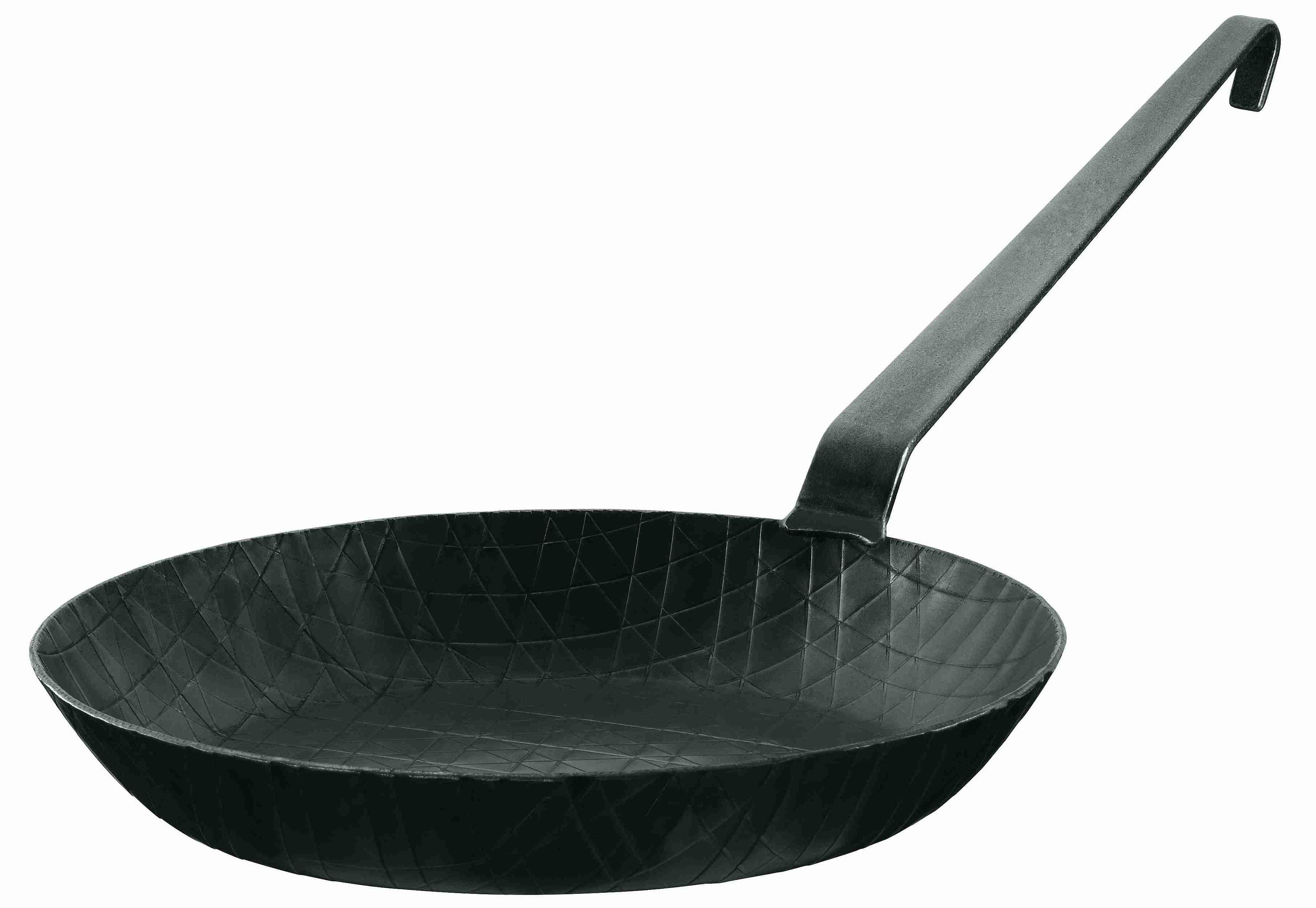 Bratpfanne RÖSLE "Schmiedeeisern 1888", schwarz, H:4,5cm Ø:28cm, Pfannen, Bratpfanne, zum scharfen Anbraten, grill- und induktionsgeeignet, Made in Germany