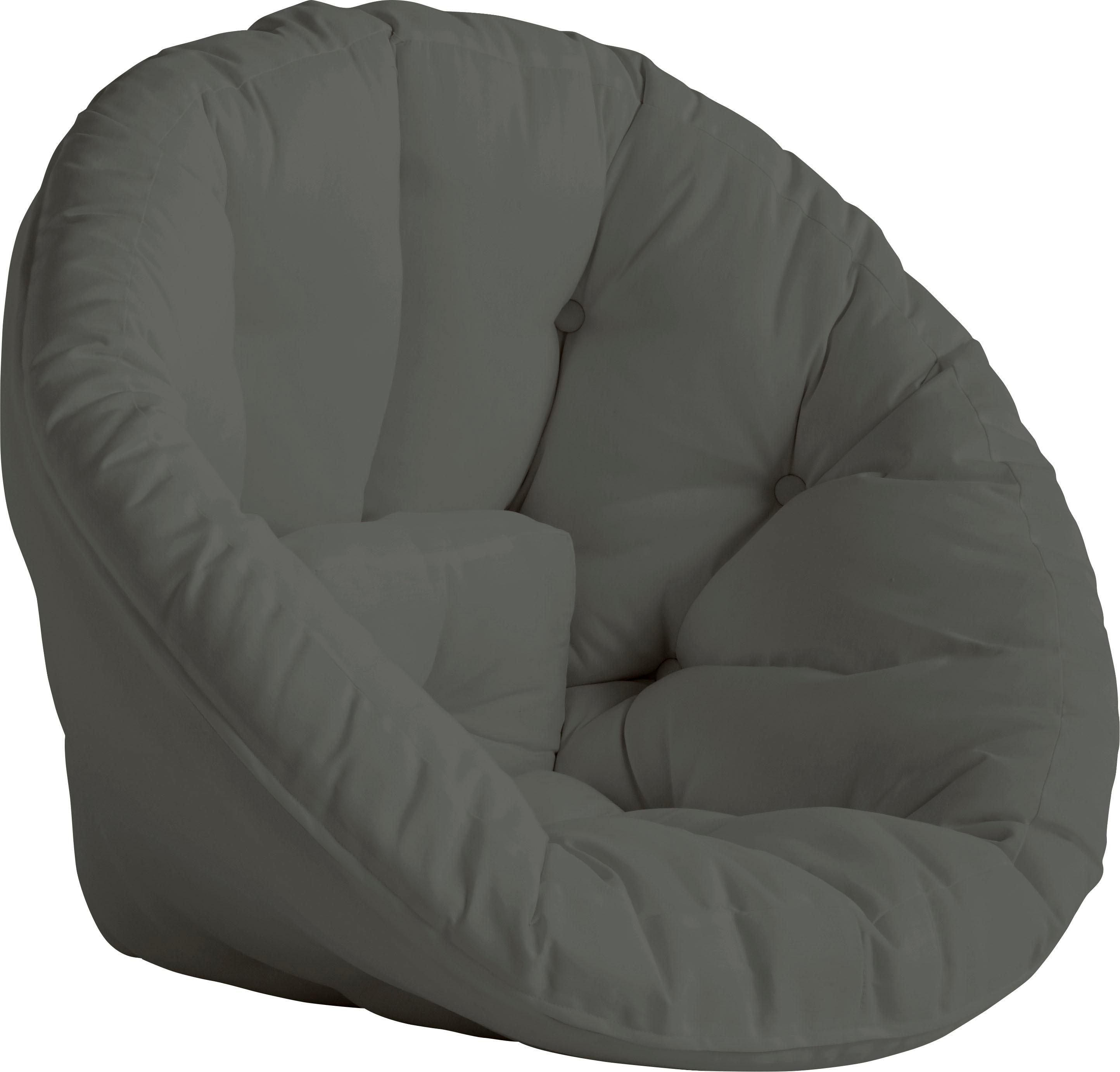 Gartensessel KARUP DESIGN "Nido", grau (dunkelgrau), B:85cm H:75cm T:90cm, Sessel, Gartensessel, OUT