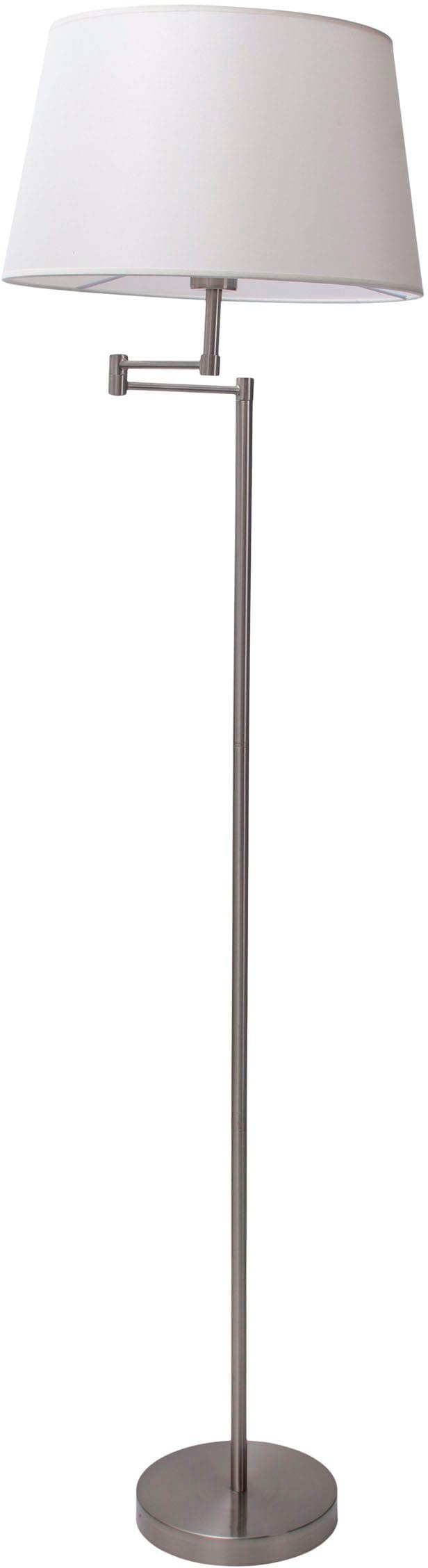 NÄVE Stehlampe "Bologna", beige (beige, stahl blank), 1, Ø 40cm H: 158cm, 1 Stk., Leuchten, schirm schwenkbar, Stehlampe