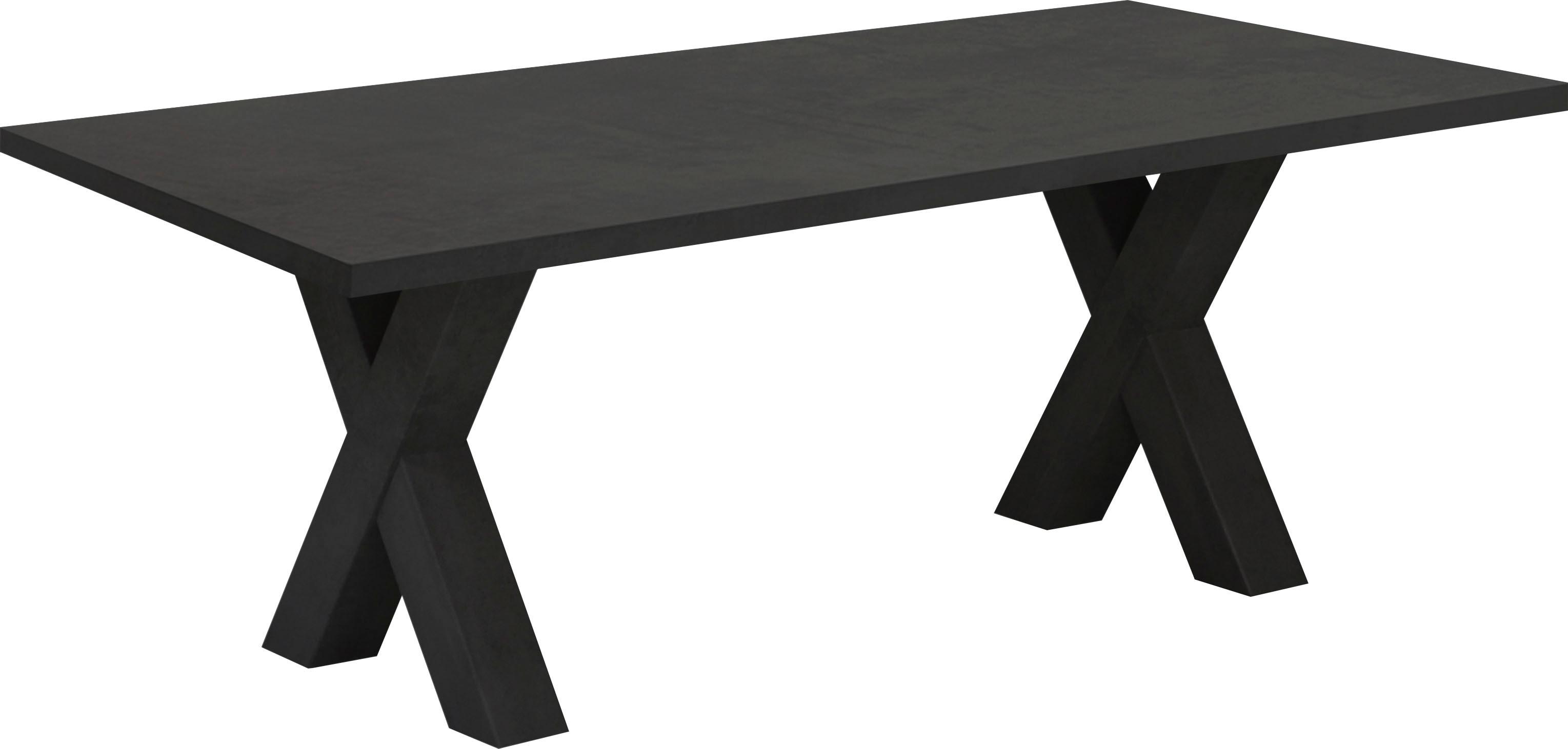 Couchtisch MÄUSBACHER "Mailo", schwarz (schwarzstahl, schwarzstahl, schwarzstahl), B:120cm H:47cm T:70cm, Tische, Couchtisch