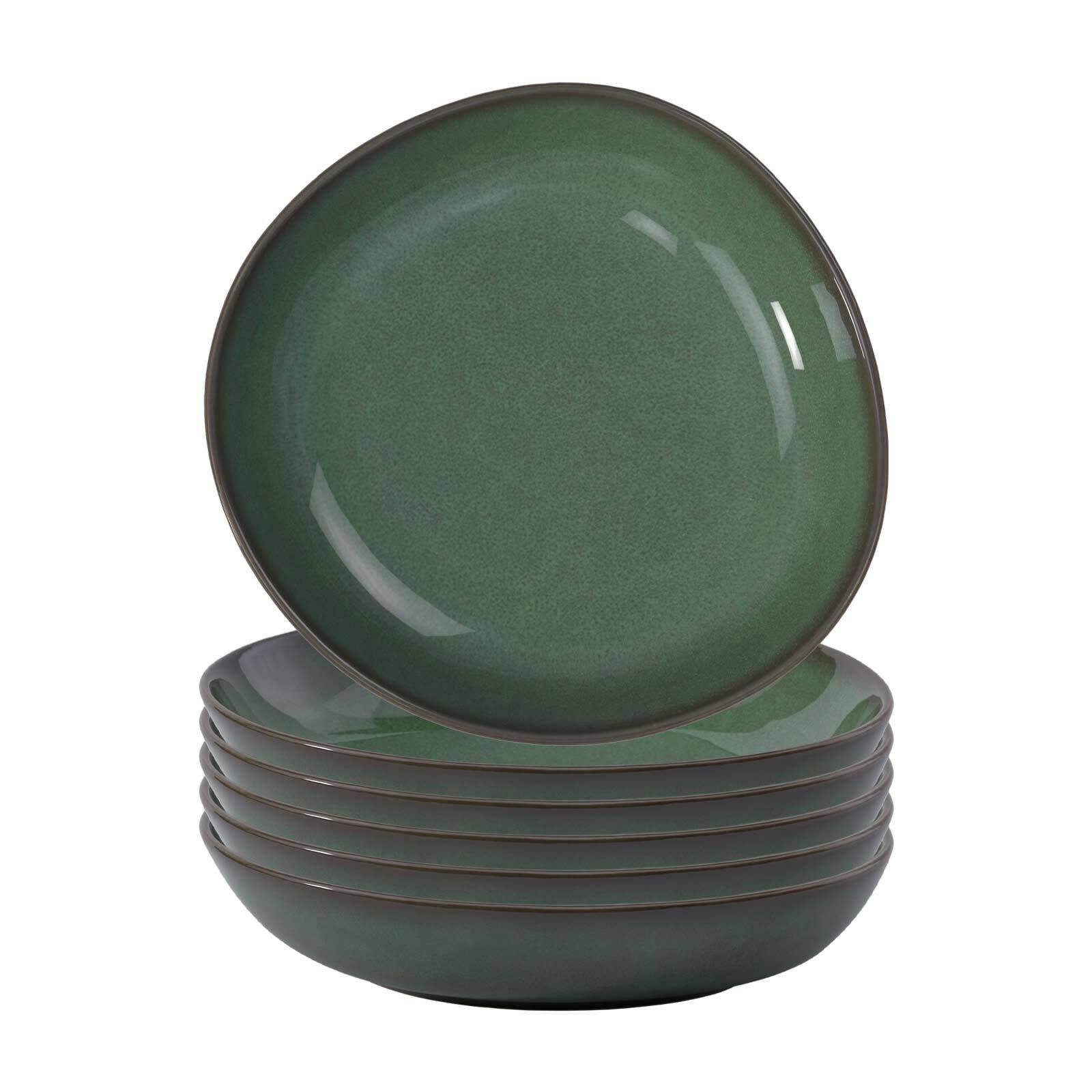 Schale "Schalen Lave ø 21 cm 6er Set", grün (vert), LIKE. BY VILLEROY & BOCH, Schüsseln, Schale