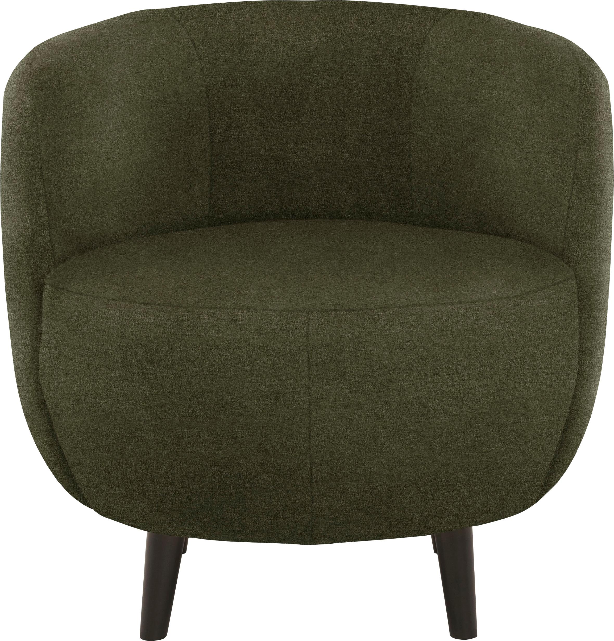 Sessel "LOOKS XIV Cocktailsessel", grün, B:72cm H:72cm T:76cm, 100% Polyester, LOOKS BY WOLFGANG JOOP, Sessel, Sessel, runde Form, perfekt für jeden Wohnraum als Einzelstück