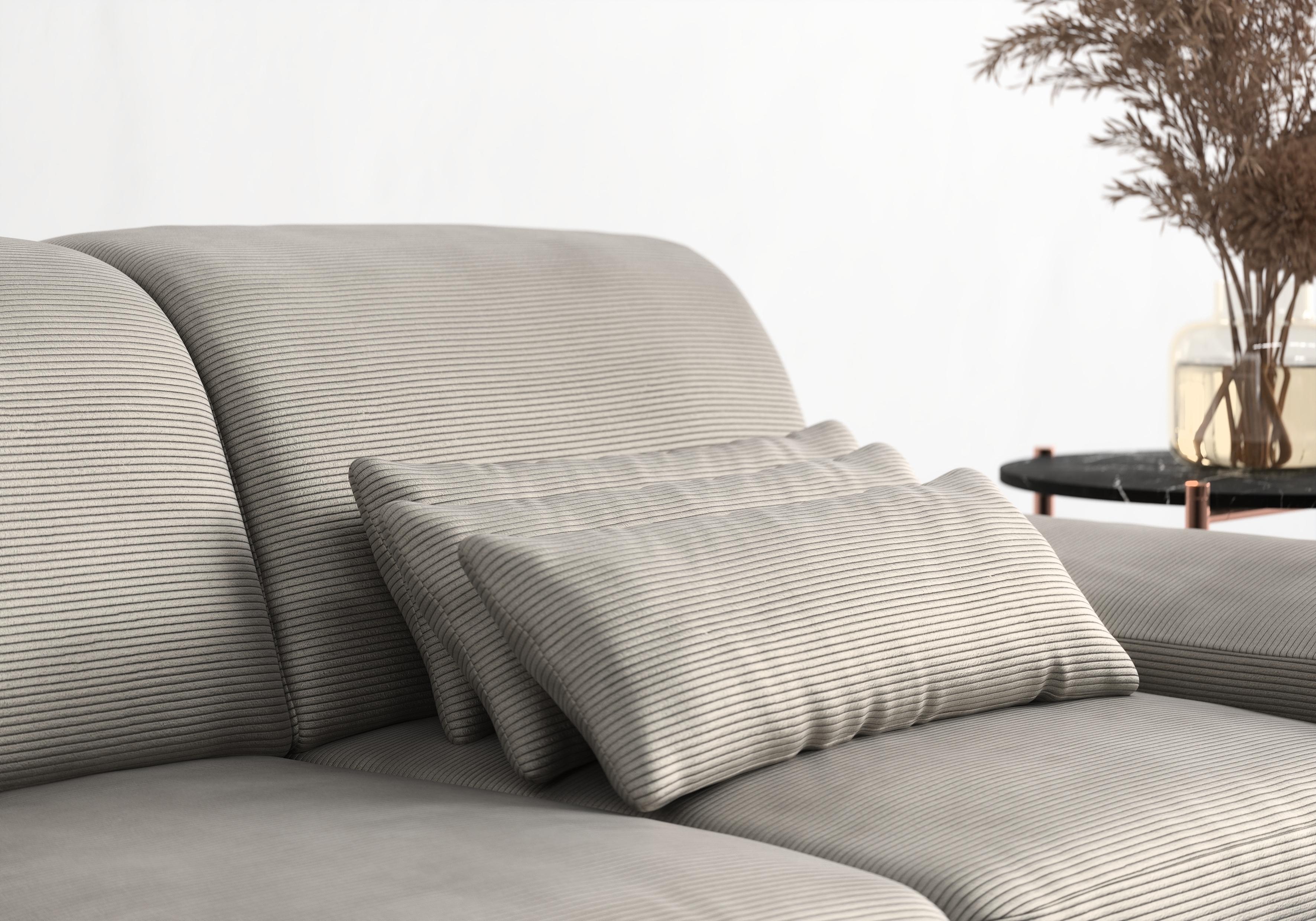 Sofakissen SIT & MORE "Cabana", grau (steel), B:65cm H:25cm T:10cm, 95% Polyester 5% Polyamid, Polsterauflagen, Sofakissen, wahlweise 2er- oder 3er-Nierenkissen-Set