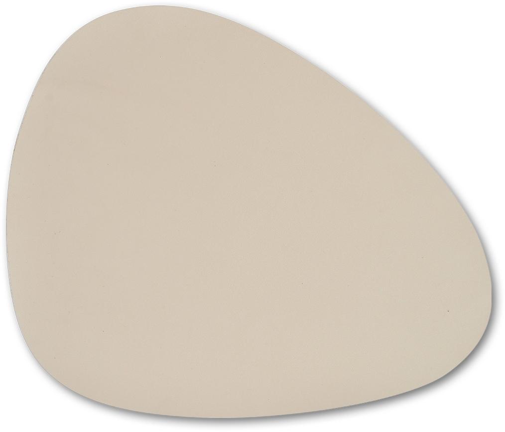 Platzset ZELLER PRESENT, beige (creme), B:34cm H:1,5mm L:42cm, Platzsets, Platzset, Kunstleder, abwischbar