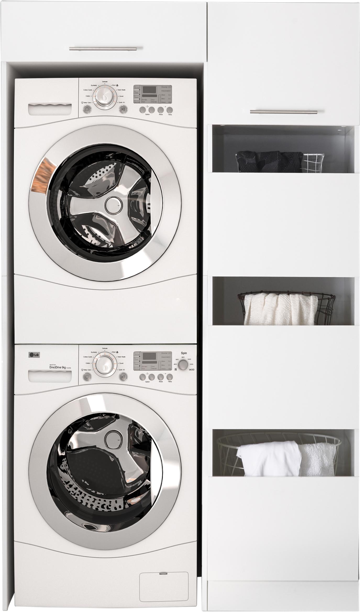 Mehrzweckschrank-Set RESPEKTA "Clara-Set 5", weiß, Holzwerkstoff, Kastenmöbel-Sets, Mehrzweckschrank-Set, (B x T x H) 117,4 x 67,6 cm x 200 cm