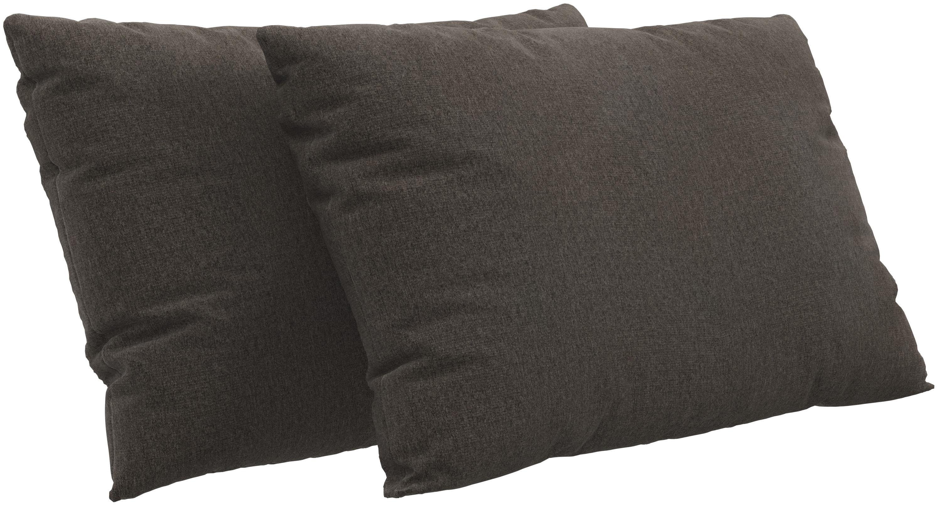 Sofakissen HOME AFFAIRE "Innovid", grau (fango), B:60cm H:30cm T:10cm, 100% Polyester, Polsterauflagen, Sofakissen, 2er Kissen-Set wahlweise in zwei Größen