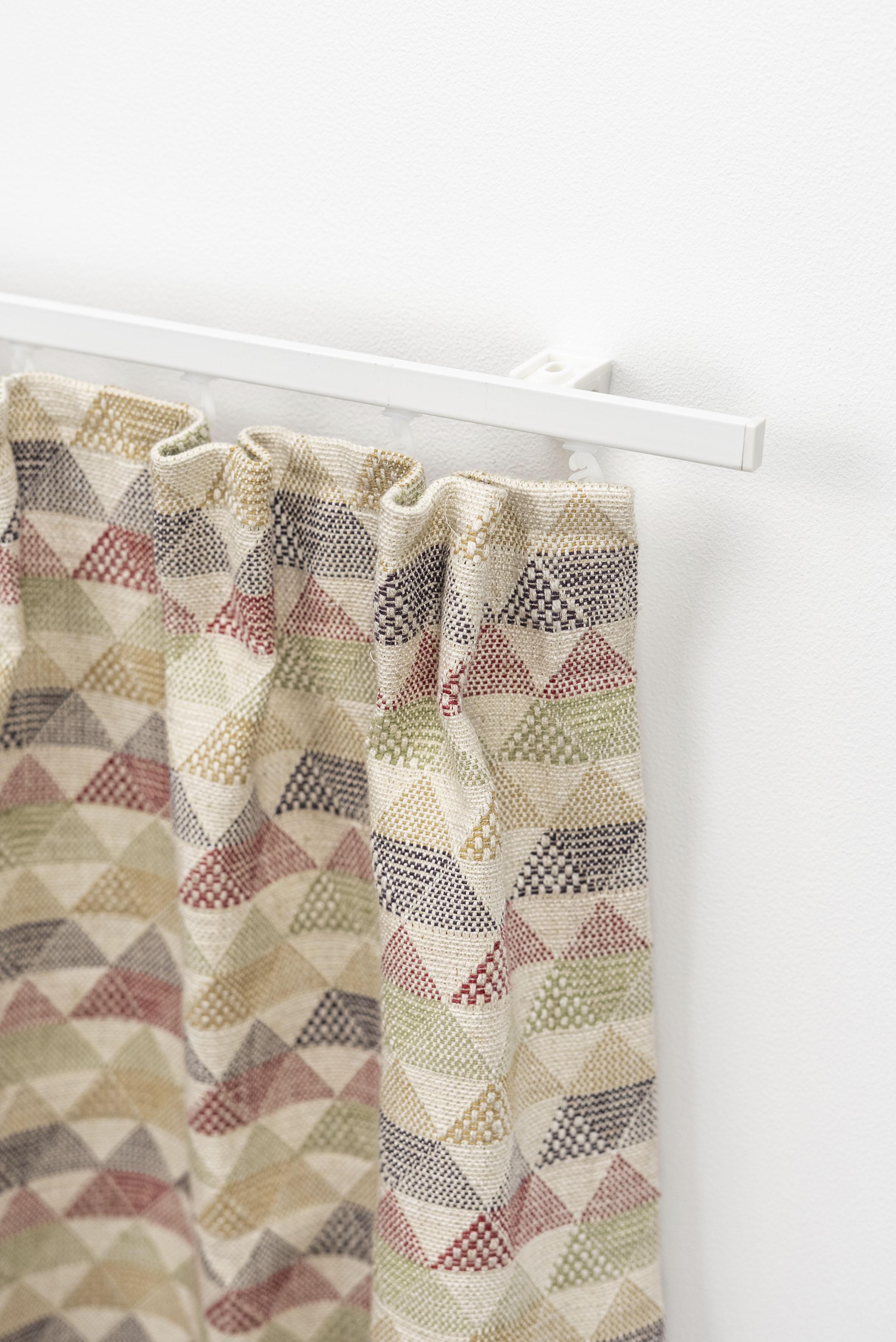 Gardinenschiene GARESA "150", weiß, L:290cm, Aluminium, Kunststoff, Gardinenstangen, Gardinenschiene, Innenlaufprofil, Decken- oder Wandmontage, Aluminium, verlängerbar