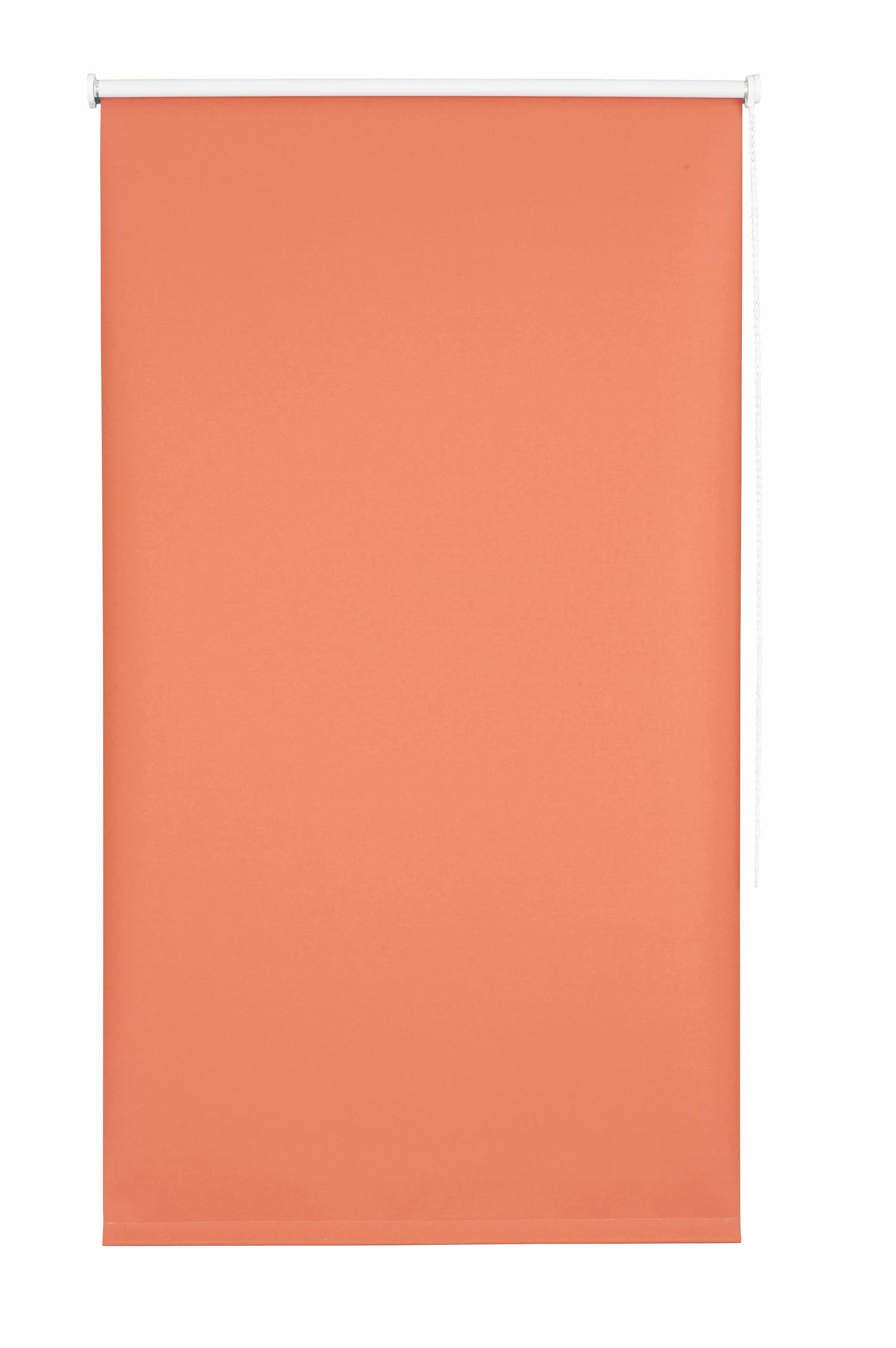 Seitenzugrollo SUNLINES "Lea" Gr. 7, orange (terra), B:182cm H:180cm, Polyester, Rollos, Seitenzugrollo, 1 Stück