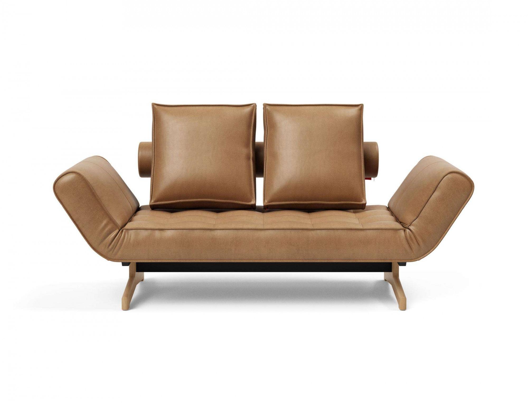 3-Sitzer INNOVATION LIVING ™ "Ghia Schlafsofa, Couch mit Wohlfühl-Faktor, OTTOs Choice", braun, B:178cm H:83cm T:93cm, Sofas, 3-Sitzer, eine große Liegefläche mit geringer Stellfläche, beidseitig abklappbar