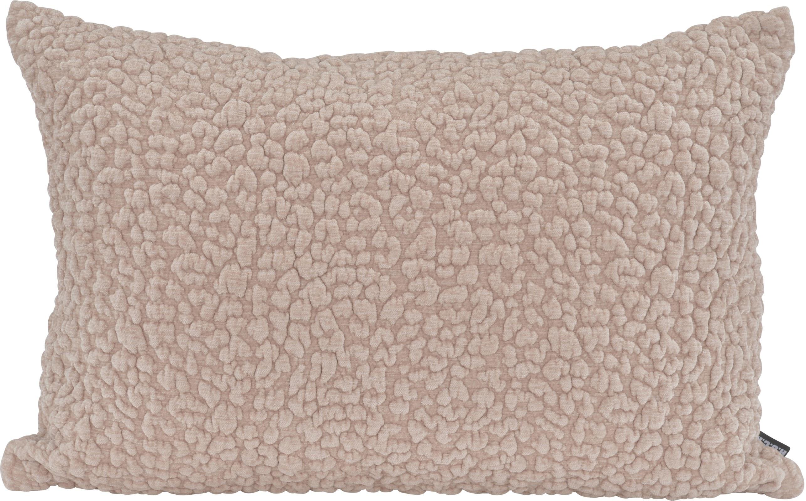Dekokissen H.O.C.K. "Pantery", taupe, unifarben, B:60cm H:10cm L:40cm, Obermaterial: 100% Polyester. Füllung: 100% Polyester, Dekokissen_Sitzkissen_Kissenhüllen, Dekokissen, Sofakissen inkl. Füllung, 60x40cm, Dekokissen, strukturiert