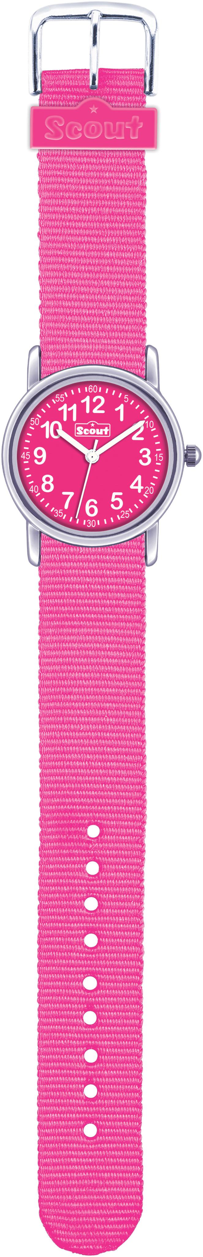 Quarzuhr SCOUT "Start Up", rosa, Armbanduhren, Mädchen, Quarzuhr, Armbanduhr,Kinderuhr,Jungen,Mädchen,Lernuhr, Geschenkidee,Schulanfang