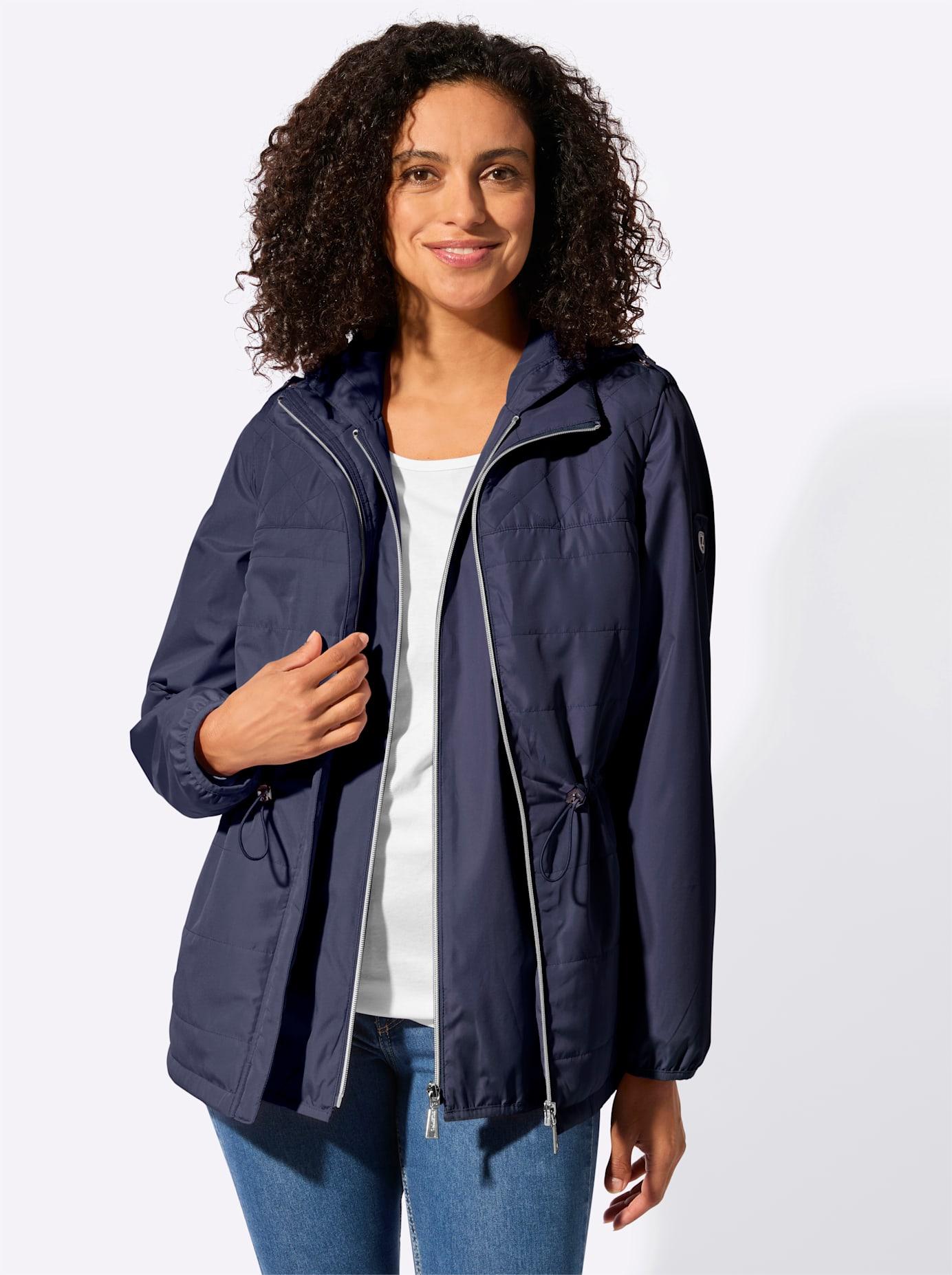 3-in-1-Funktionsjacke CASUAL LOOKS, Damen, Gr. 44, marine, 100% Polyester, Besatz:100% Polyester, unifarben, Jacken 3-in-1-Funktionsjacke