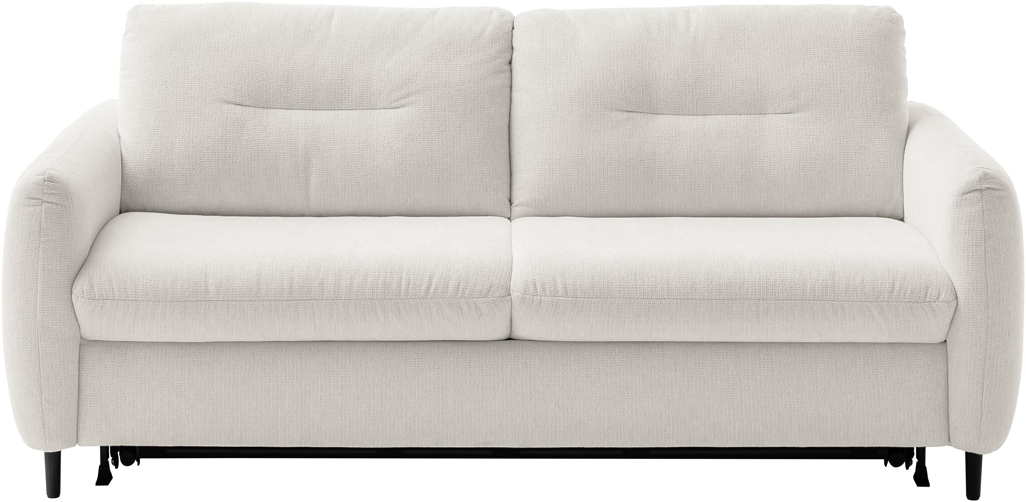 2-Sitzer HOME AFFAIRE "Clevina, Schlafsofa mit Kaltschaummatratze, Breite 176 cm", nature, B:176cm H:84cm T:102cm, 100% Polyester, Sofas, 2-Sitzer, Sofa & Bett in einem – kinderleicht ausklappbar & freistellbar im Raum