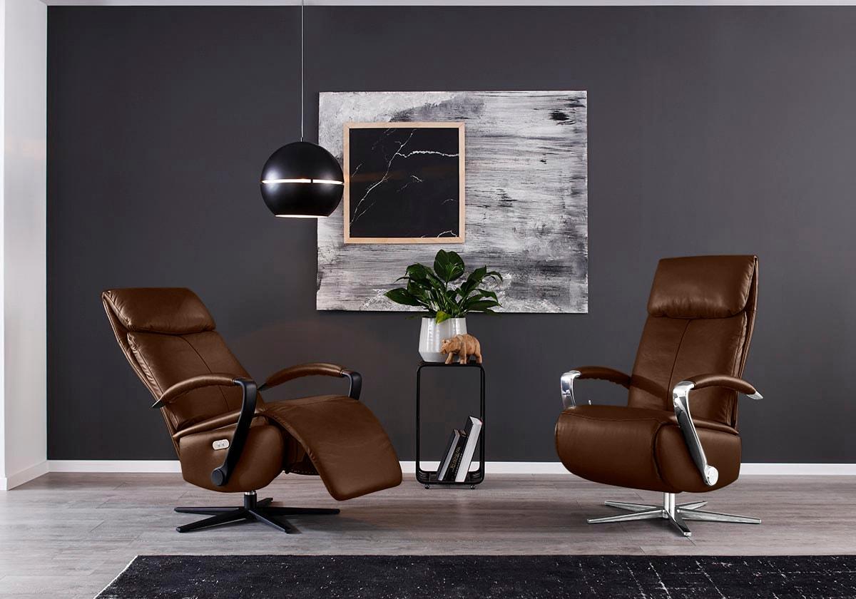 Relaxsessel W.SCHILLIG "rumbaa", braun (tabacco z69), B:68cm H:111cm T:82cm, Longlife Xtra-Leder Z69: Das feinnarbige, gedeckte Softleder Z69 besticht durch seine außergewöhnliche Weichheit im trendigen »Vintage-Look«, Hautstärke 0, 9 - 1, 1 mm, Sessel, Relaxsessel, wahlweise mit Doppelmotor, in Größen S, M & L, mit 5-Sternfuß