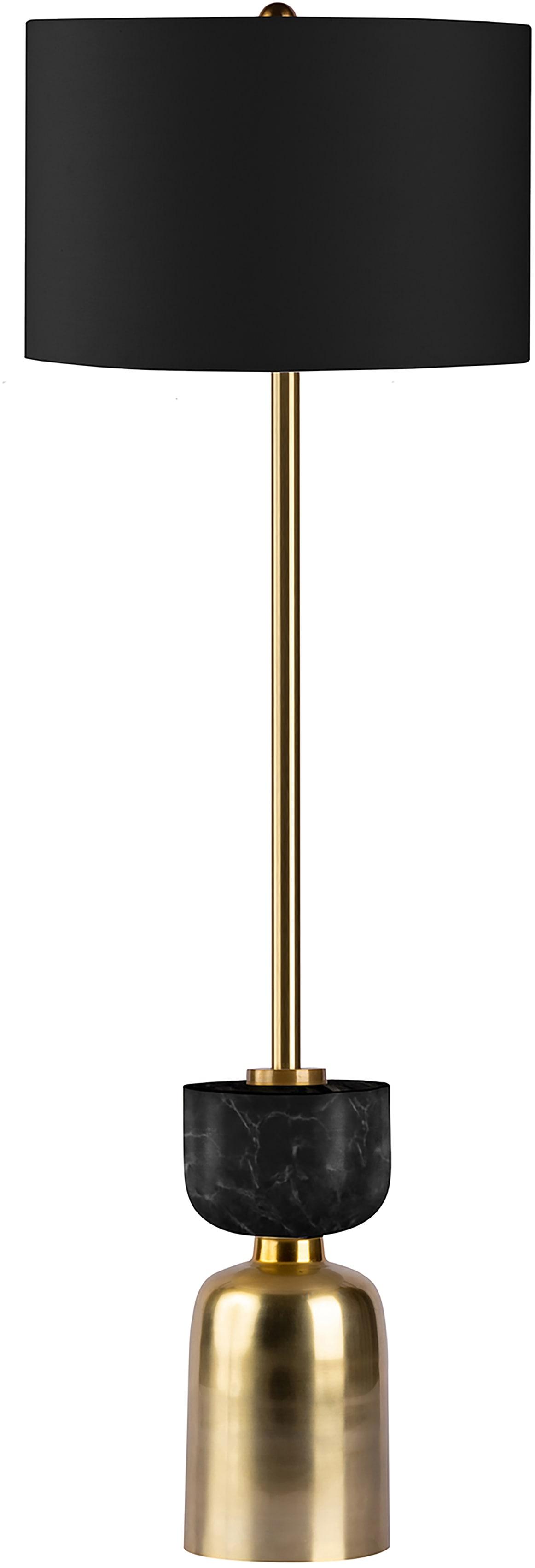 KAYOOM Stehlampe "Ceres", schwarz (schwarz matt), 1, Ø 30,5cm H: 127cm, 1 Stk., Leuchten, Stehlampe, Sockel in Material-Mix aus Marmor und Eisen, Stoffschirm, Stehlampe