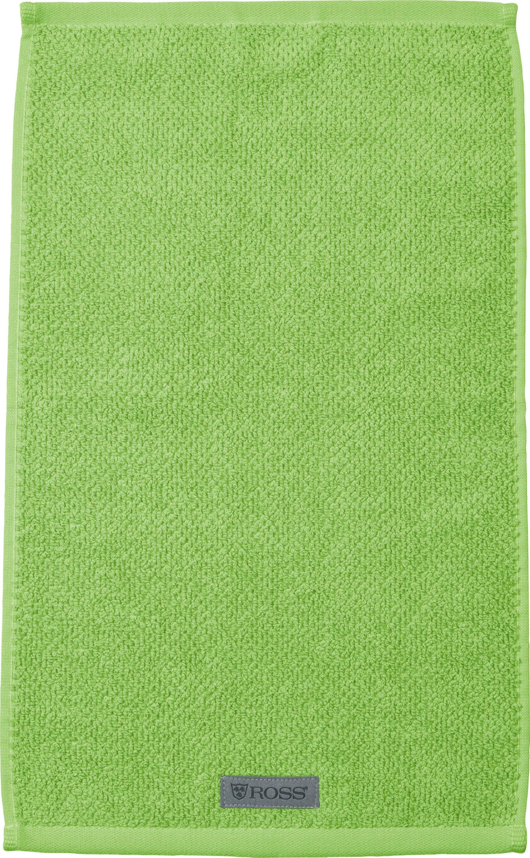 Gästehandtücher ROSS "Selection", grün (kiwi), B:30cm L:50cm, Frottier, Obermaterial: 100% Baumwolle, Handtücher, Gästehandtücher, 100 % Bio-Baumwolle
