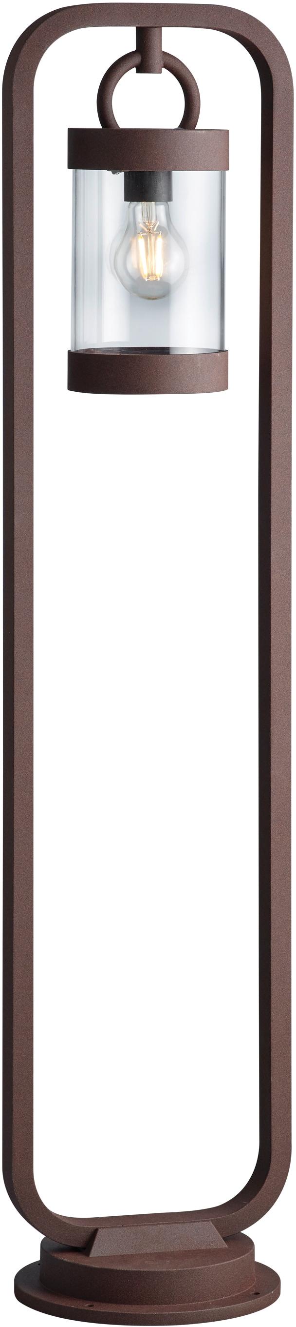 Außen-Stehlampe TRIO LEUCHTEN "Sambesi", braun (rostbraun), B:23cm H:100cm L:21cm, Leuchten, Außen-Stehlampe