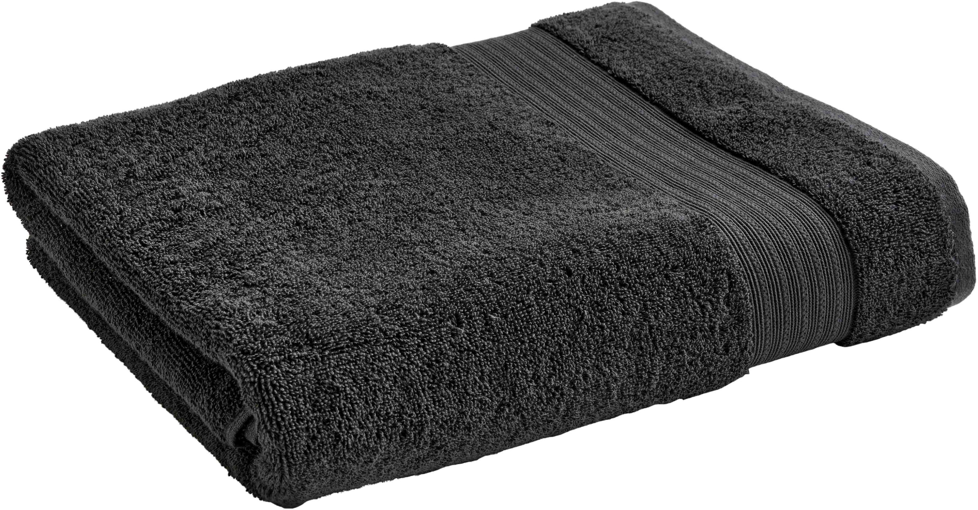 Saunatuch CHRISTY "Organic", beige (cinder), B:90cm L:150cm, Walkfrottier, Obermaterial: 100% Baumwolle, Handtücher, Saunatuch, Luxus Handtuch 550g/m² - 100% Bio-Baumwolle, 90 x 150, 1 St.