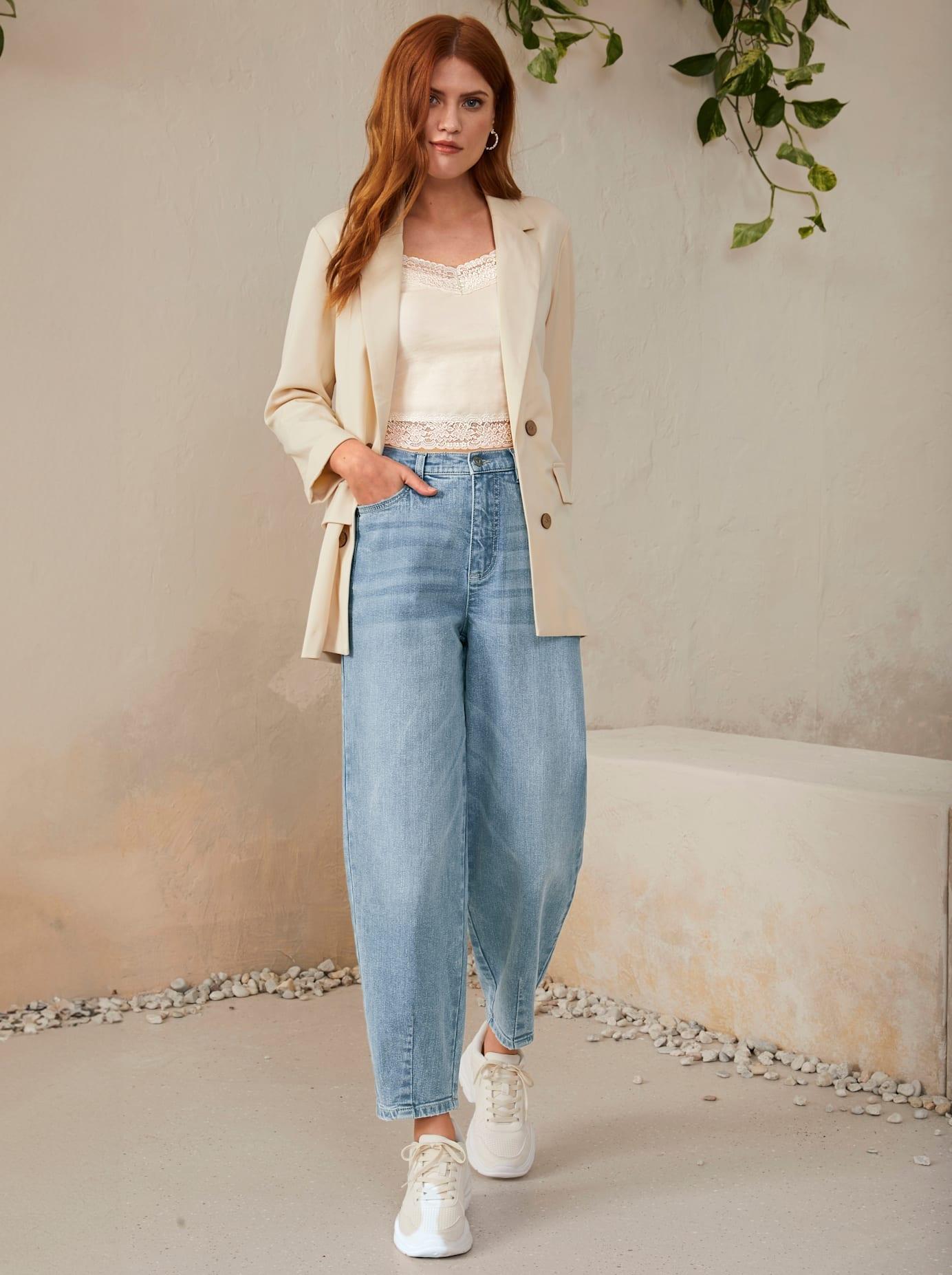 Jackenblazer INSPIRATIONEN "Blazer", Damen, Gr. 36, beige (champagner), 94% Polyester, 6% Elasthan, Blazer Jackenblazer
