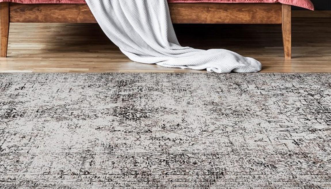 Teppich ARTE ESPINA "Iglesia 500", schwarz (anthrazit, creme), B:200cm H:10mm L:290cm, Baumwolle, Polyester, Teppiche, Teppich, Jacquard-Teppich, dezente Farbwahl, Rücken aus 100 % Baumwolle