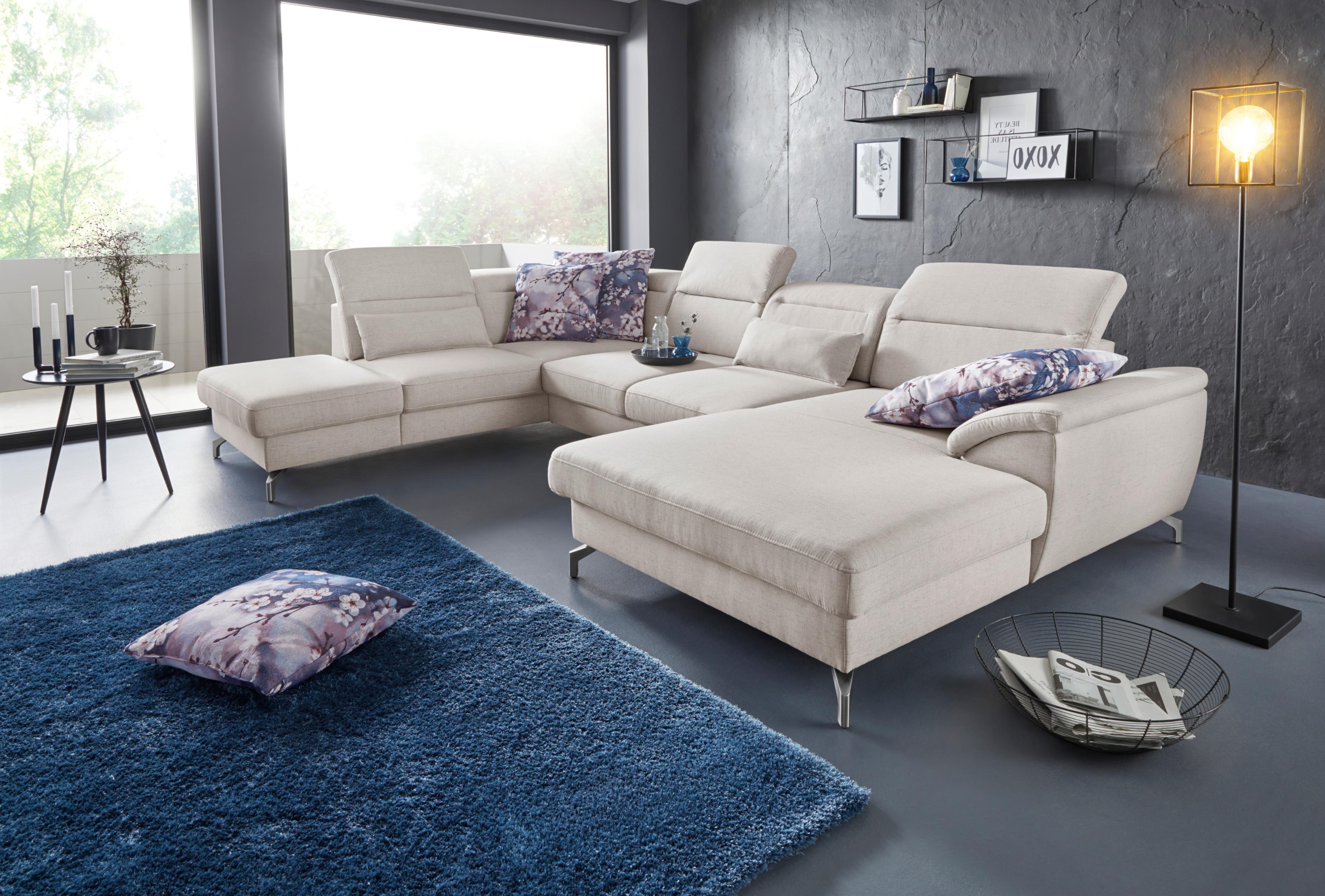 Sofakissen SIT & MORE "Percy", beige (linen), B:65cm H:25cm T:10cm, Polsterauflagen, Sofakissen, Dekokissen, 2-teiliges Kissenset