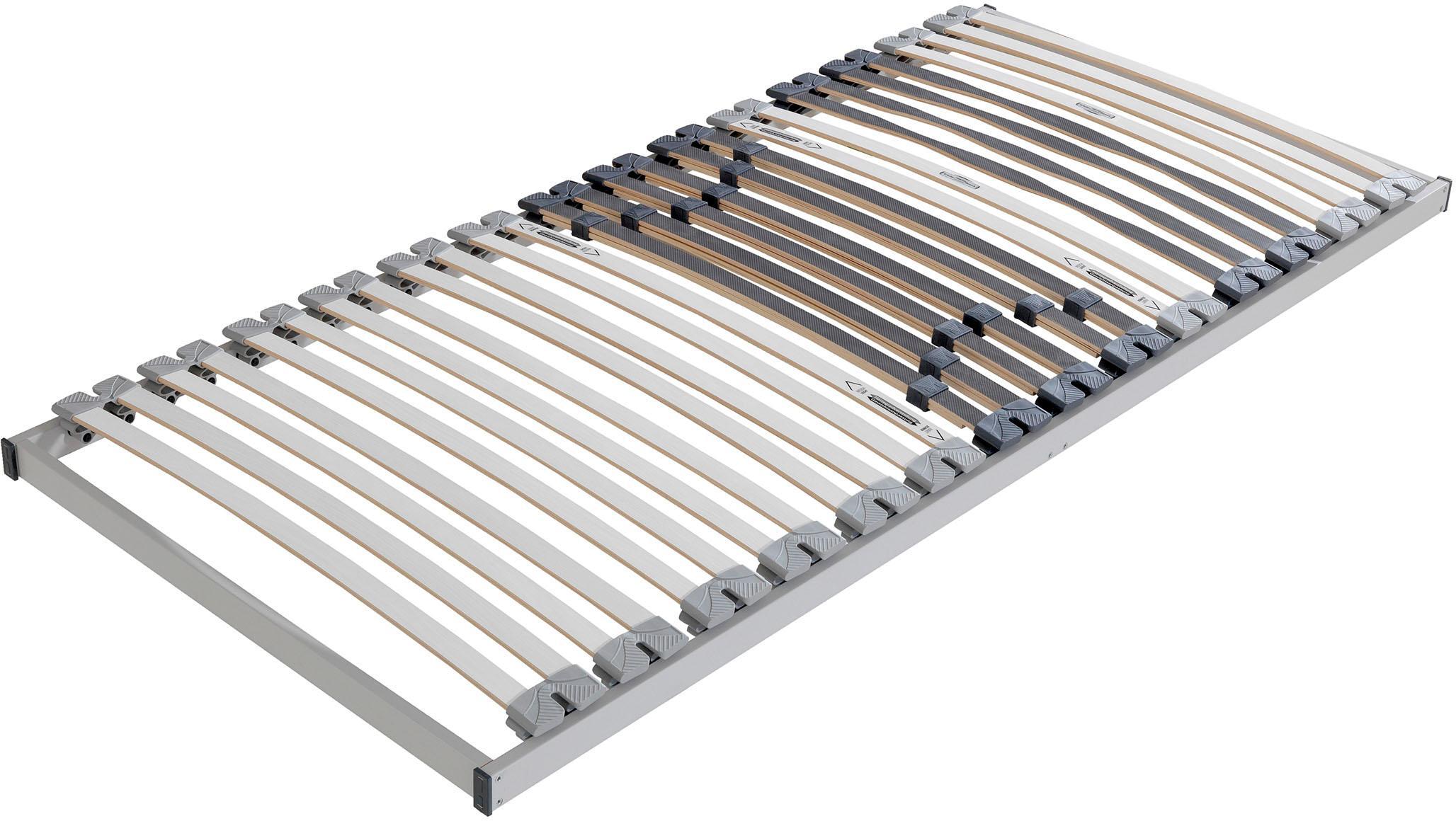 Lattenrost ALINA "3223 NV", grau (weiß, neutral), B:100cm H:9,5cm L:190cm, Lattenroste, Lattenrost