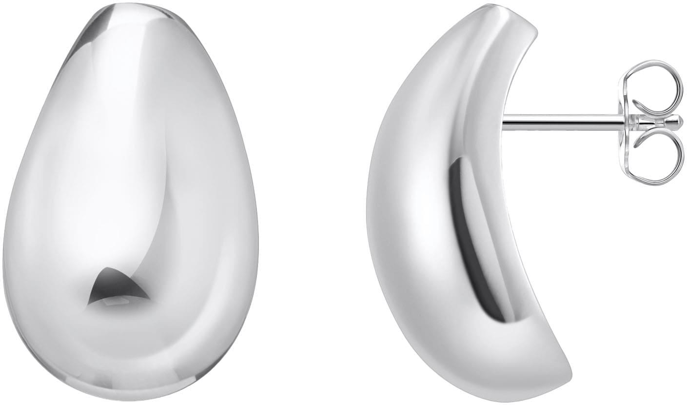 Paar Ohrstecker THOMAS SABO "Schmuck Silber 925 Ohrringe Teardrop-Form", silber (silberfarben), Ohrringe, Damen, Silber 925 (recycelt), Paar Ohrstecker