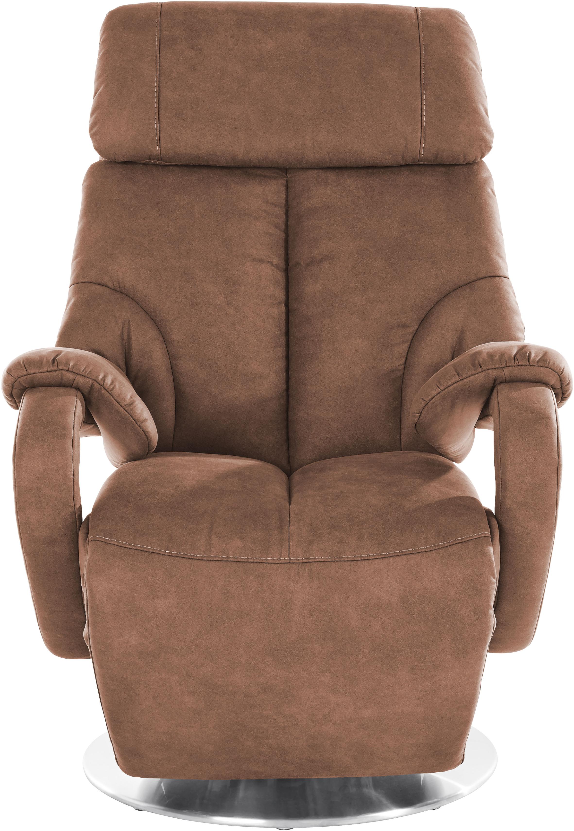 TV-Sessel SIT & MORE "Invito", braun (cognac), B:80cm H:111cm T:80cm, NaturLEDER (echtes Rindsleder);Luxus-Microfaser (100% Polyester);Luxus-Kunstleder, Sessel, TV-Sessel, in Größe S, wahlweise mit Motor und Aufstehhilfe