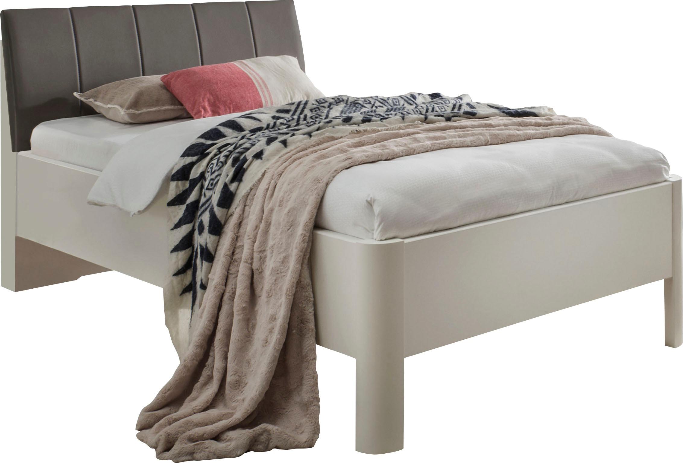 Polsterbett WIEMANN "Bern", weiß, B:99cm H:96cm L:217cm, Betten, Polsterbett, 4-fach Liegehöhenverstellung