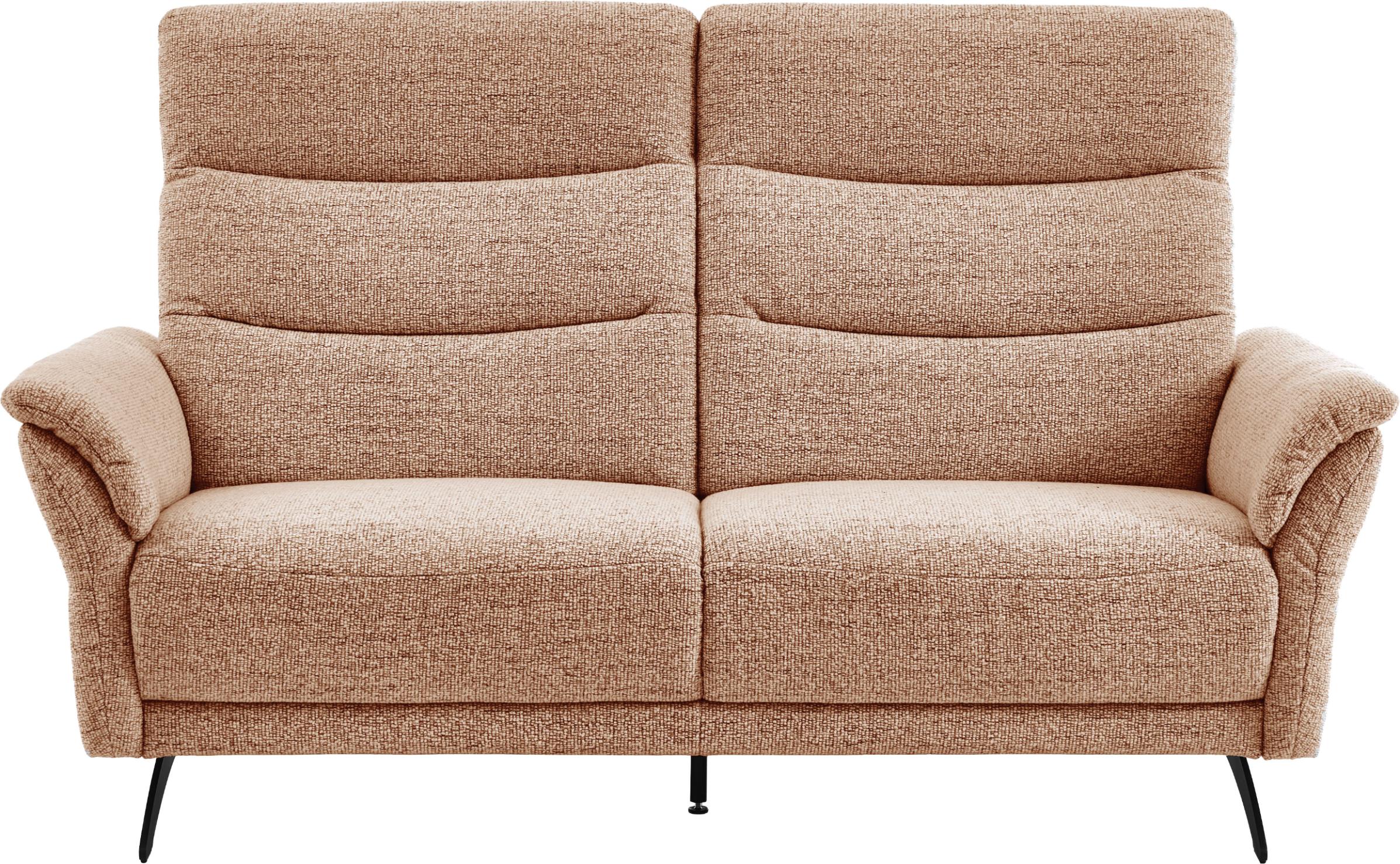 2,5-Sitzer HOME AFFAIRE "Aventis Sofa, Tonnentaschenfederkern, Breite 184 cm", rusty, B:184cm H:108cm T:96cm, 76% Polyacryl, 24% Polyester, Sofas, 2 5-Sitzer, inkl. ergonomische Lehne, echter Rücken & saugroboterfreundliche Kufen