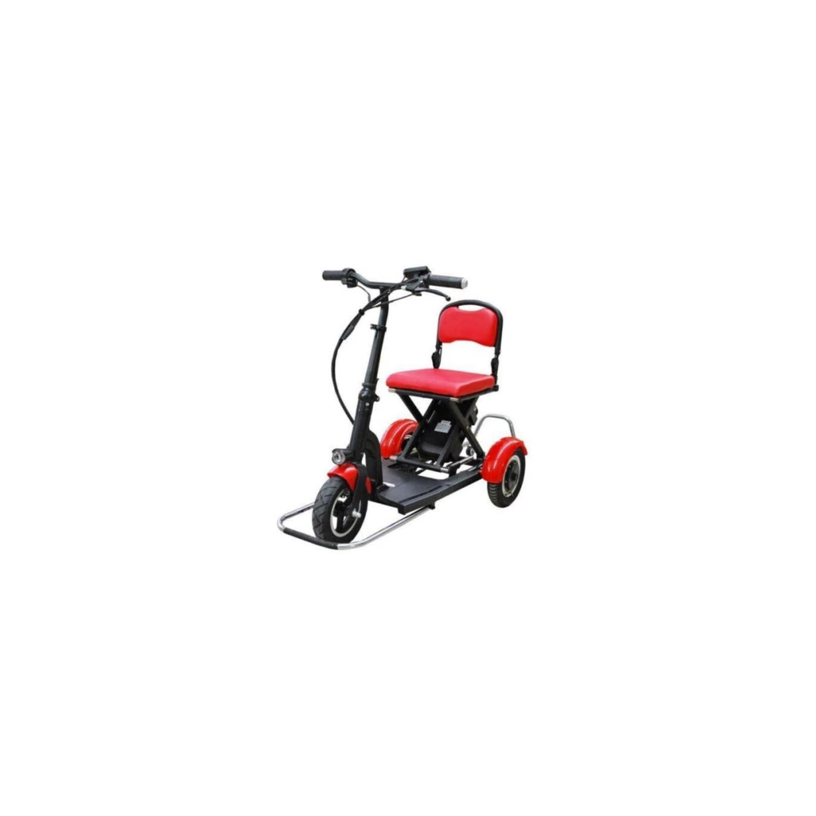 Elektro-Mobilitätshilfe MoBot Light rot - 3 Fahrstufen + Rückwärtsgang /klappbar