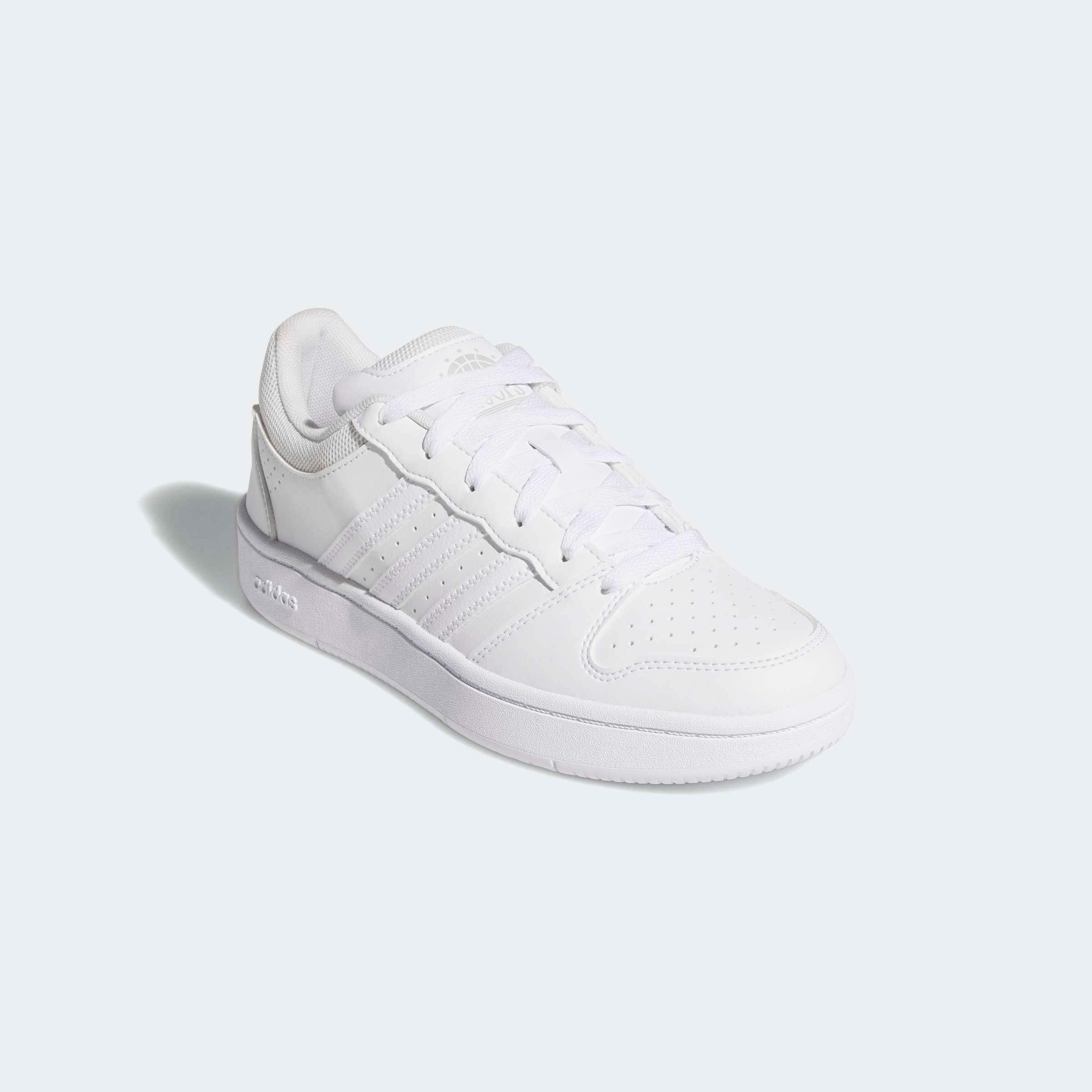 Sneaker Adidas Sportswear "Hoops Classic", Damen, Gr. 42, Cloud Weiß, Ftwr Weiß, Core Schwarz, Synthetik, Schuhe Sneaker
