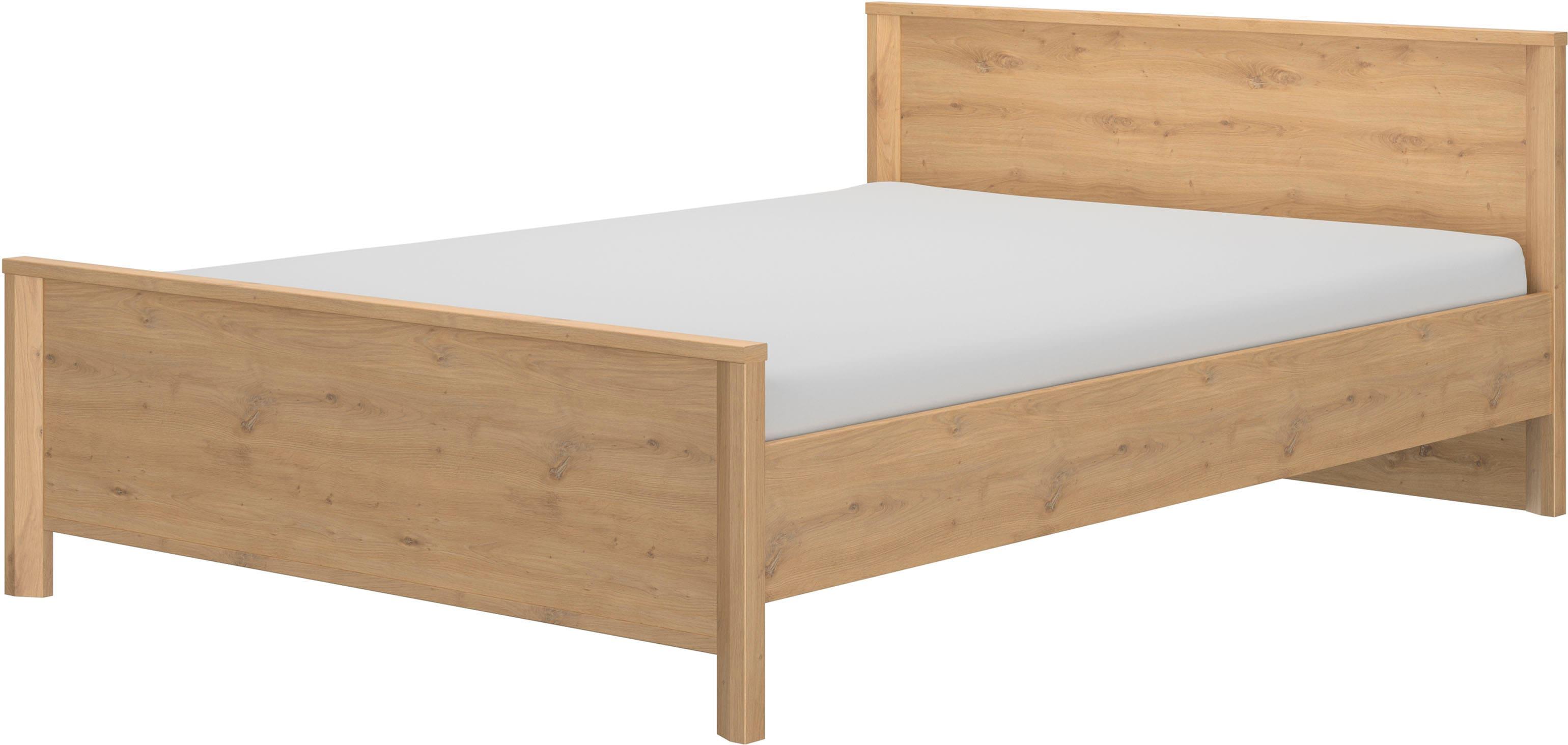 Kinderbett GAMI "Bett Lugano", braun (eiche artisan, eiche artisan, eiche artisan), B:146cm H:80cm L:209cm, Betten, Kinderbett