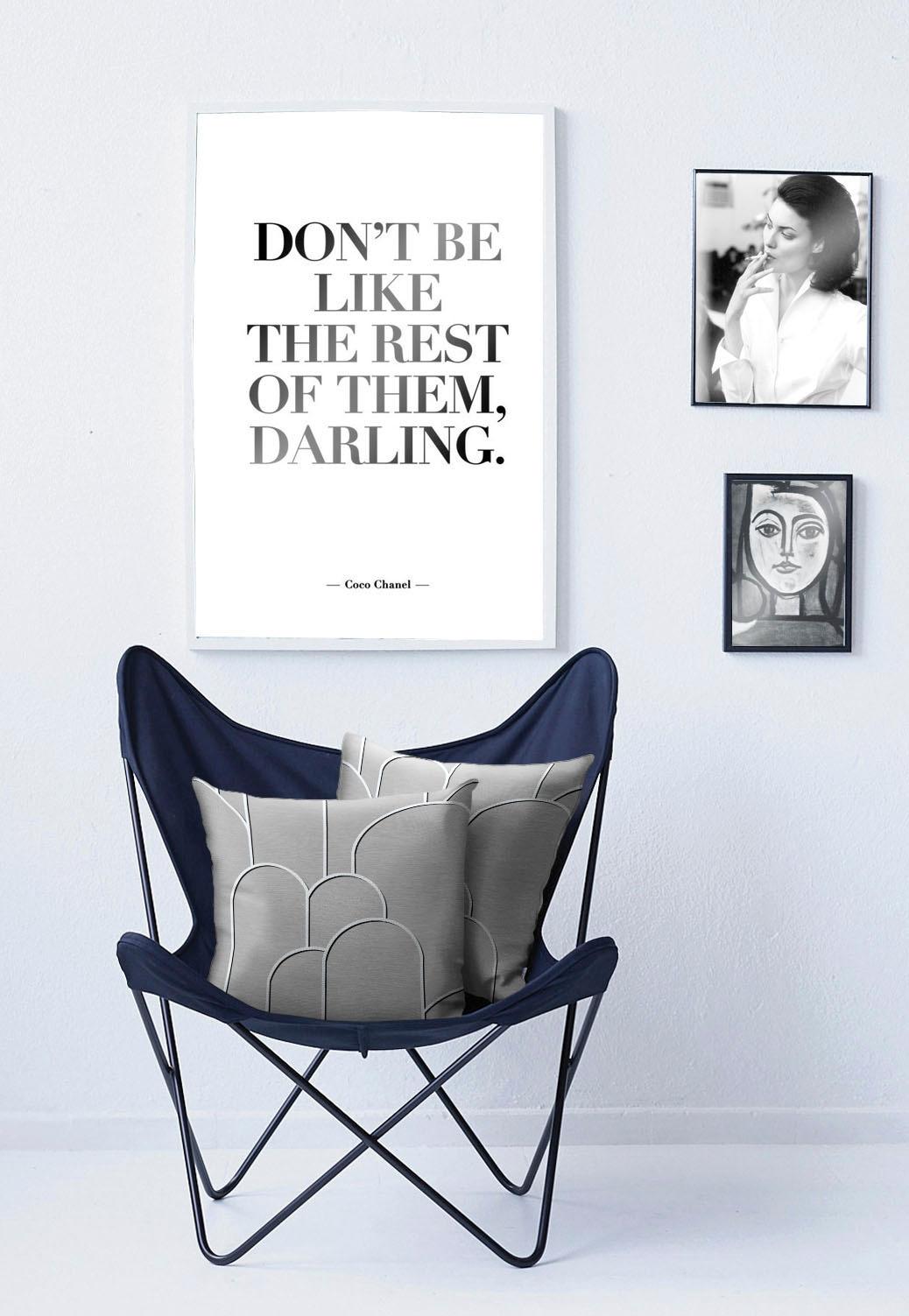 Kissenhülle APELT "Vision" Gr. 1, grau, B:49cm H:5cm L:49cm, Polyester, Obermaterial: 75% Polyester, 25% Viskose, Kissenbezüge, Kissenhülle, ohne Füllung