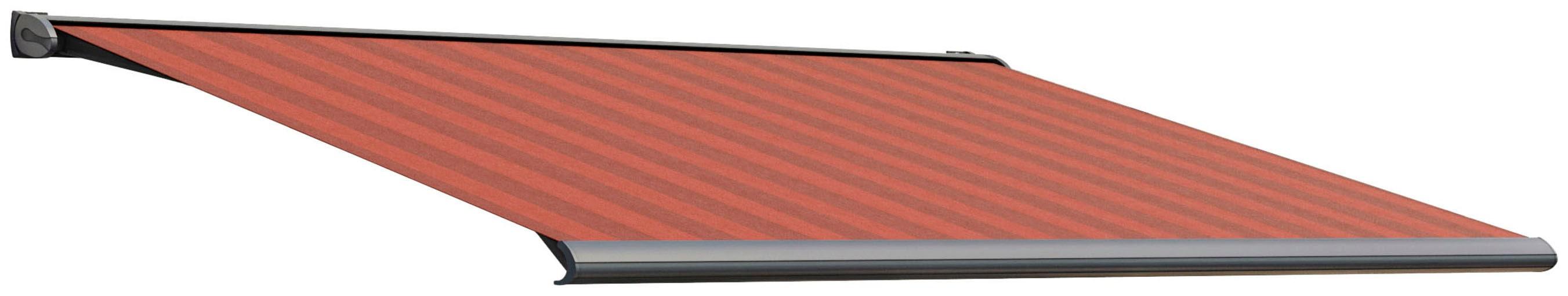 Kassettenmarkise WISMAR "S-Compact", rot (bordeaux), B:350cm H:19cm, Polyacryl, Markisen, Kassettenmarkise