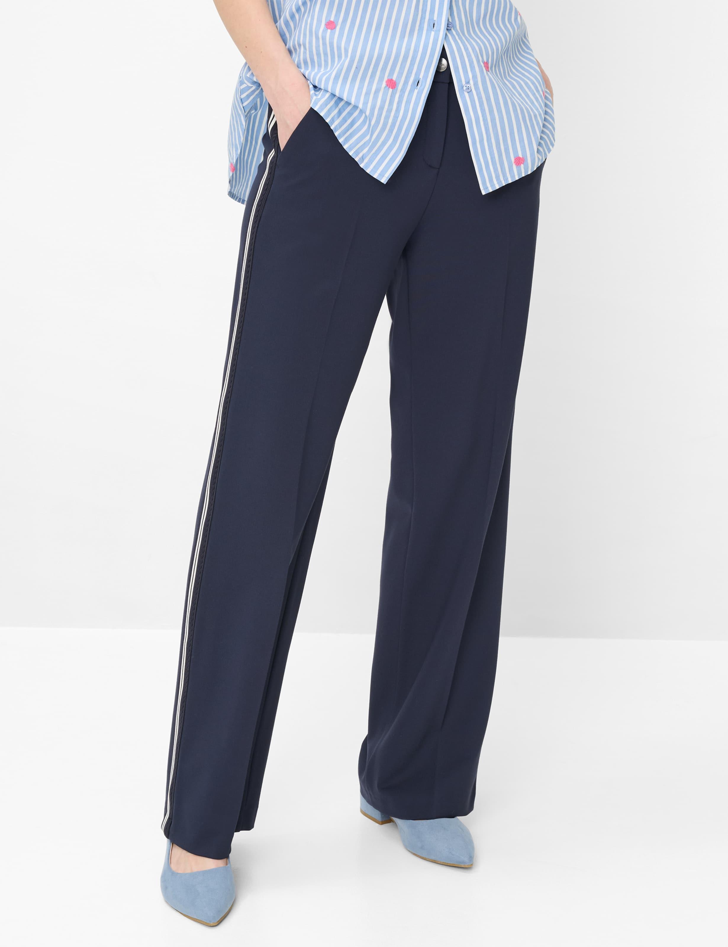 Brax Dames Palazzo-broek Style MAINE NAVY, donkerblauw,