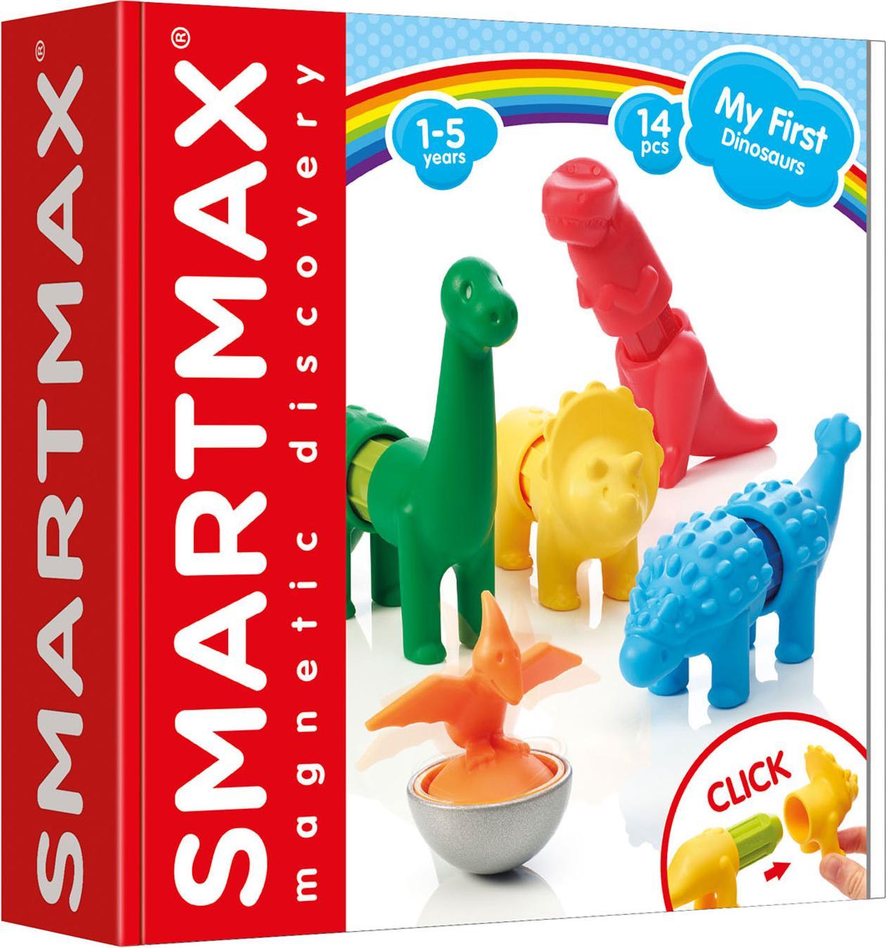 Smartmax My First Dinosaurss, Magnetspiel, Spielzeug, Steckspiel, Kinder, Ab 1 Jahr, Smx 223
