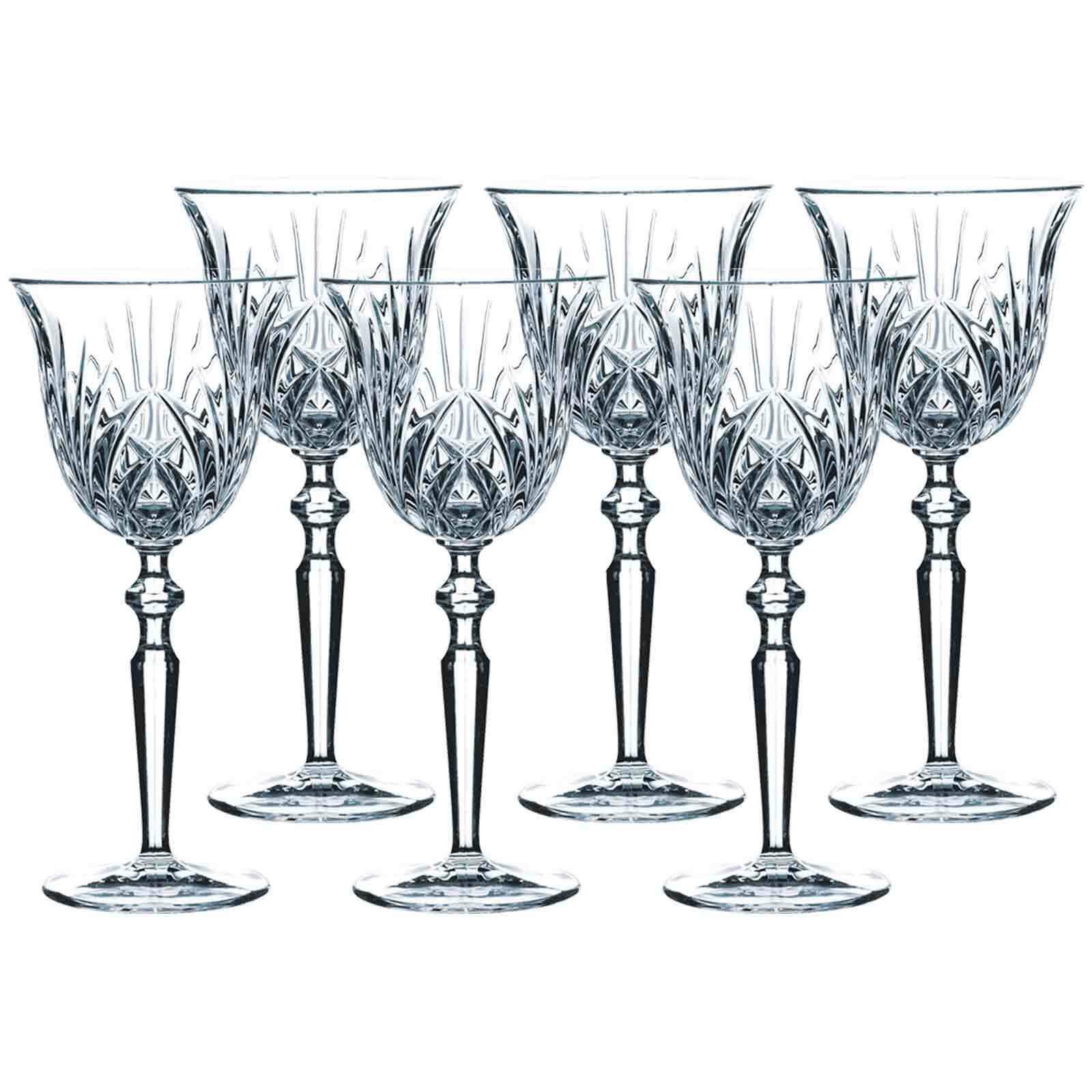 Rotweinglas NACHTMANN "Rotweingläser Palais 230 ml 6er Set transparent", bunt (transparent), Glas, Trinkgefäße, Rotweinglas
