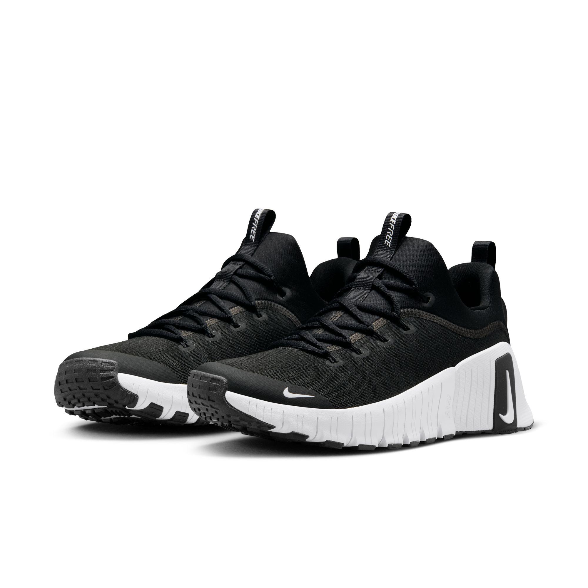 Trainingsschuh NIKE "FREE METCON 6", Herren, Gr. 44, schwarz, weiß, Synthetik, Textil, Schuhe Trainingsschuh