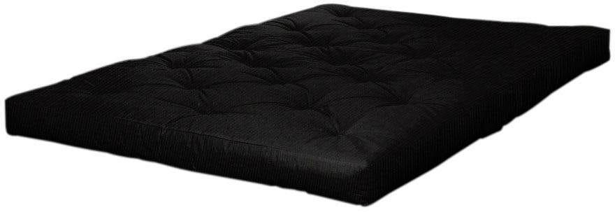 Futonmatratze KARUP DESIGN "Double Latex Futon, 18 cm hoch, mehrere Größen, handgefertigt", schwarz, B:140cm H:18cm L:200cm, Bezug Matratze: 100% Baumwolle, Matratzen, Futonmatratze, Aus Baumwolle mit einem Kern aus Latexschaum. Made in Europe