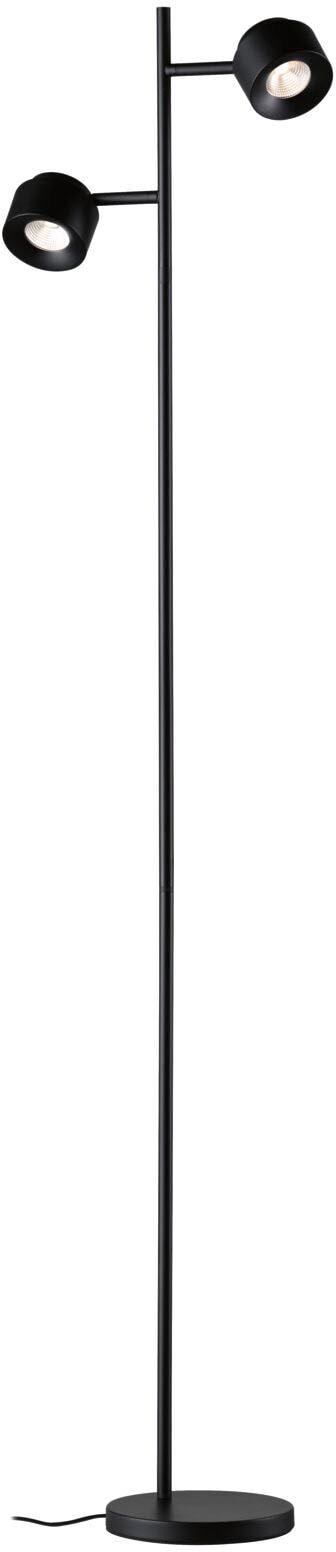 PAULMANN Stehlampe "Puric Pane", schwarz, 2, Ø 18cm H: 145cm, 1 Stk., Leuchten, 3-Step dimmbar, Stehlampe