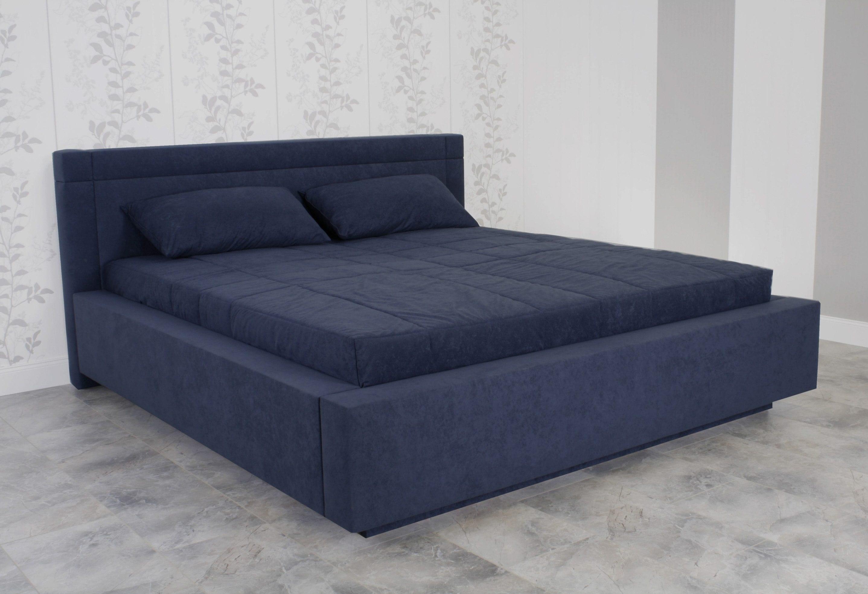 Tagesdecke, blau, B:190cm L:220cm, Polyester, WESTFALIA SCHLAFKOMFORT, Tagesdecken, Tagesdecke