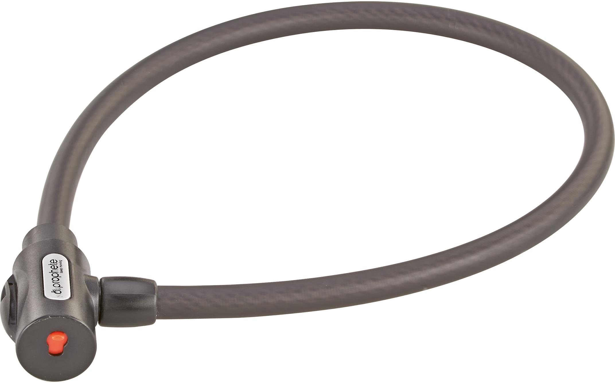 Kabelschloss PROPHETE "Kabelschloss", schwarz, SicherheitsschlösserL:80cm Ø:15mm, Kabelschloss, L:80cm Ø:15mm