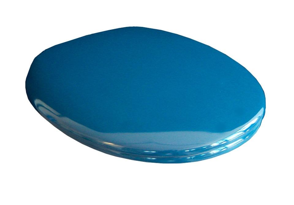 WC-Sitz ADOB "Verona", blau (dunkelblau), B:38cm L:44cm, Duroplast, WC-Sitze, WC-Sitz
