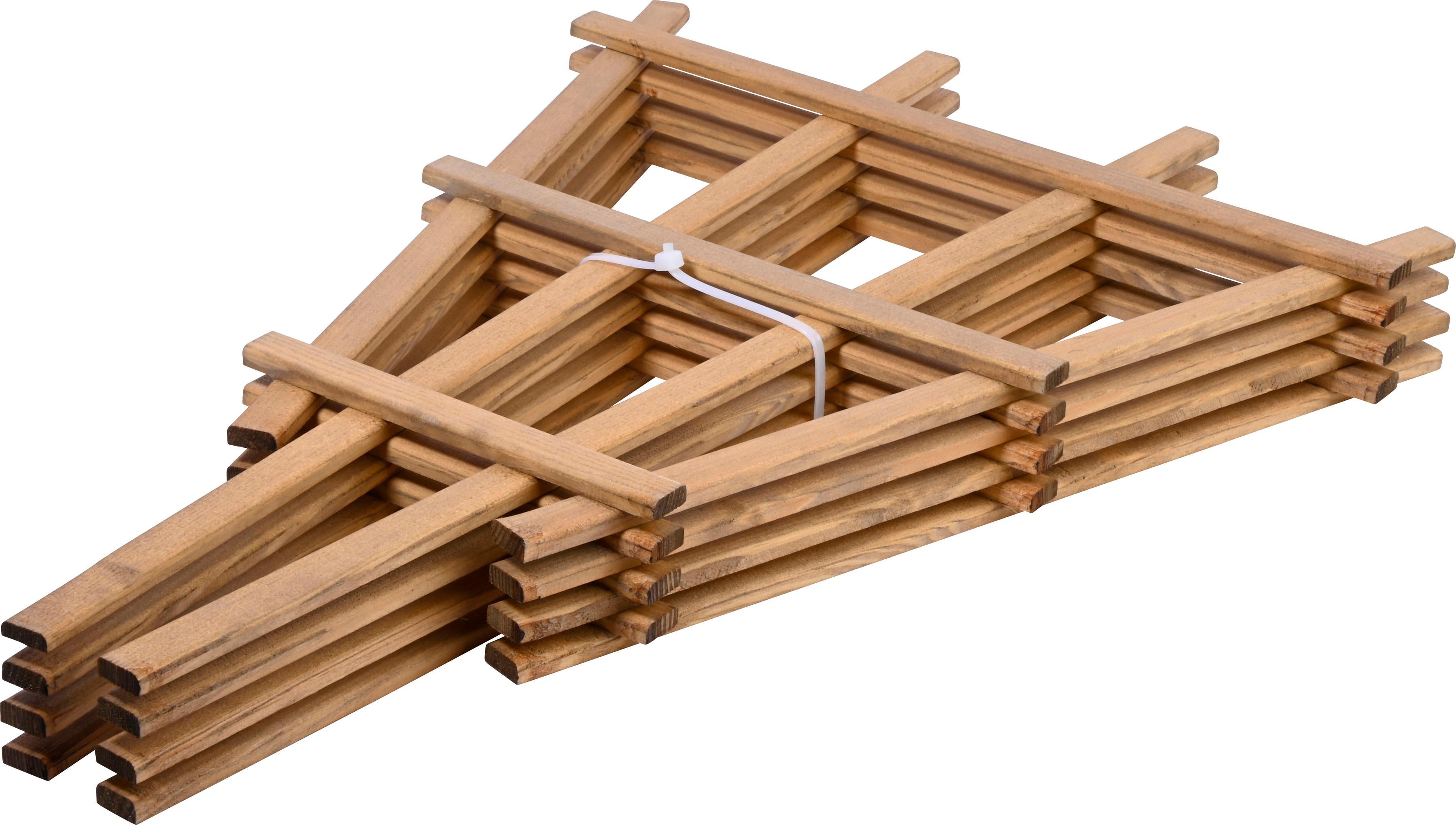 Rankhilfe DOBAR "Sorento", braun (nordic braun), B:1,4cm H:59cm T:37cm, Holzwerkstoff, Rankhilfen, Rankhilfe, für Blumentöpfe, aus Holz, Gr. XL