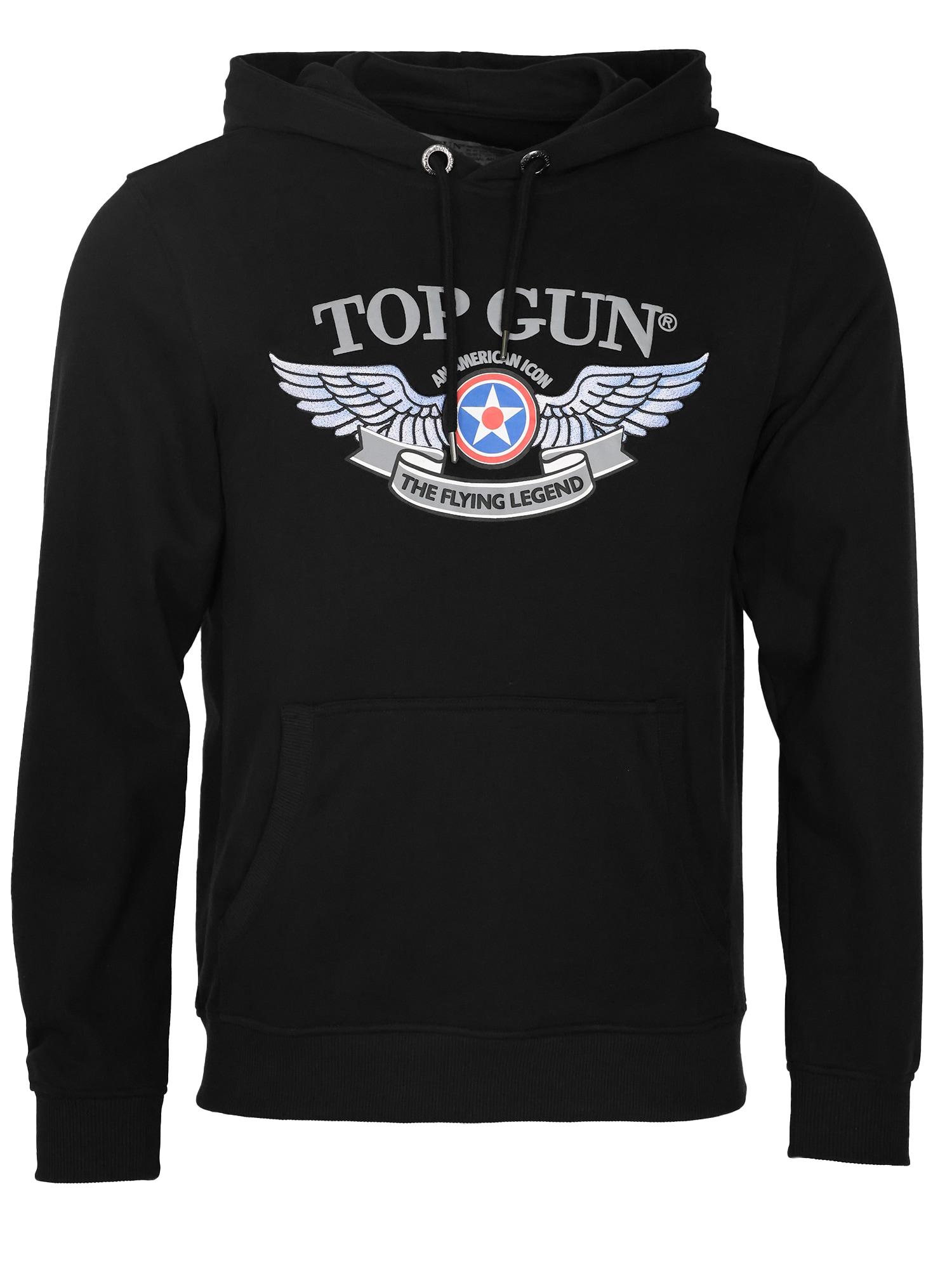 Hoodie TOP GUN "Hoodie TG22025", Herren, Gr. L, schwarz, Obermaterial: 85% Baumwolle CO. 15% Polyester COOLMAX PES(Coolmax)., Pullover Hoodie