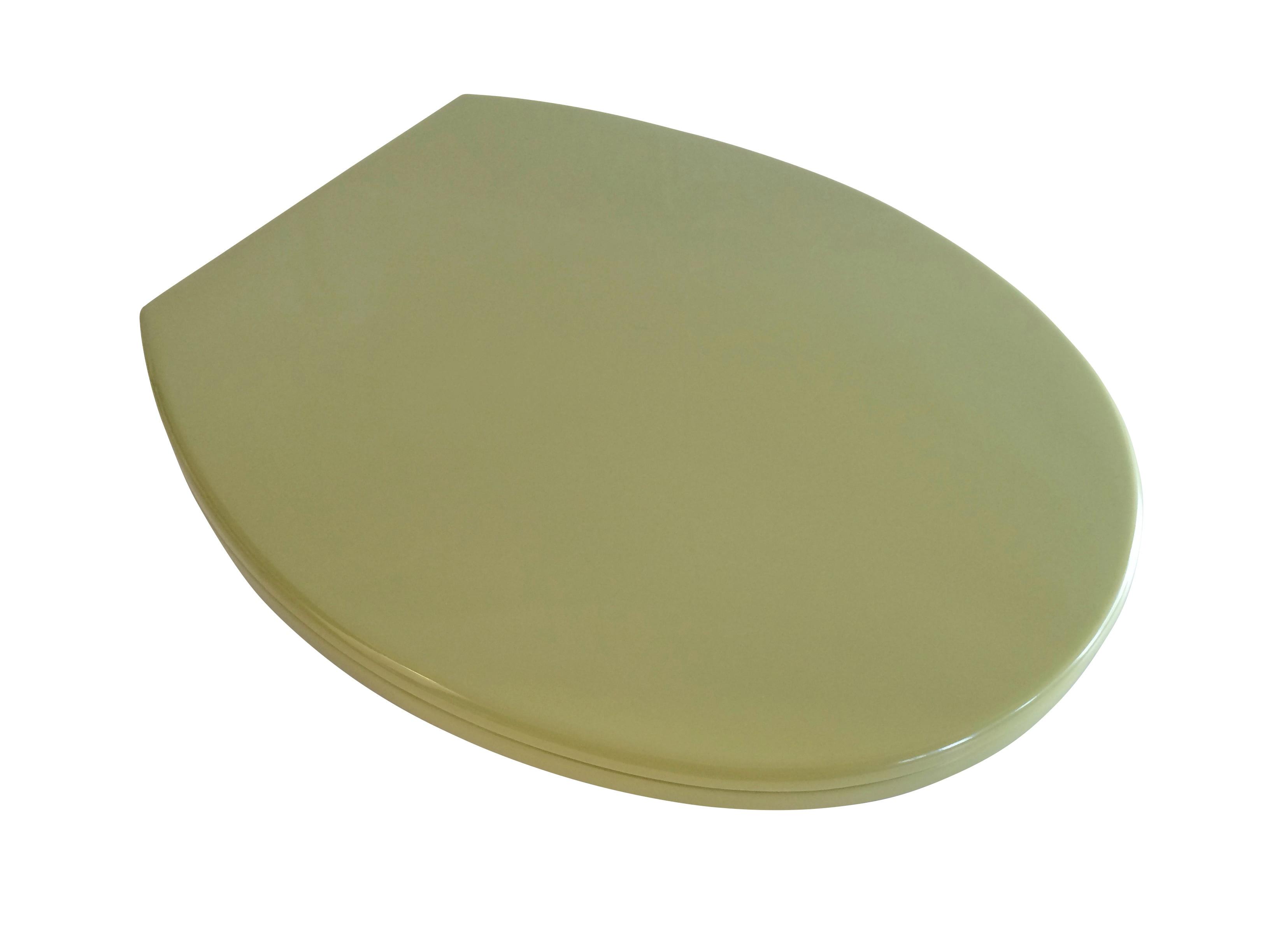 WC-Sitz ADOB "Riva", grün (khaki), B:38,5cm L:45cm, Duroplast, WC-Sitze, WC-Sitz