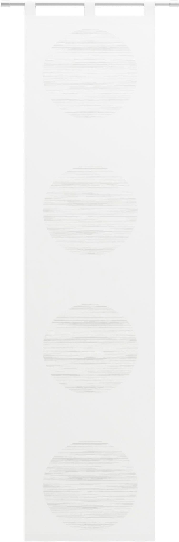 Schiebegardine NEUTEX FOR YOU "Padova" Gr. 4, weiß (wollweiß), B:57cm H:245cm, Scherli, Polyester, Gardinen, Schiebegardine, Inkl. Zubehör