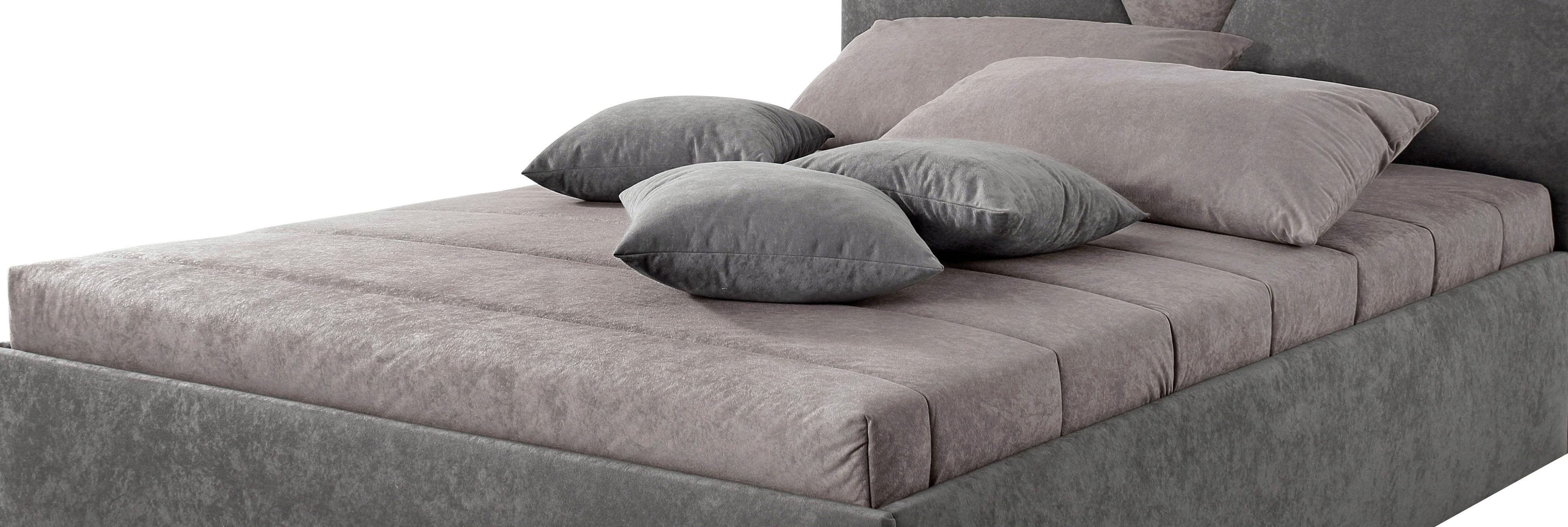 Tagesdecke, grau, B:150cm L:220cm, Polyester, WESTFALIA SCHLAFKOMFORT, Tagesdecken, Tagesdecke